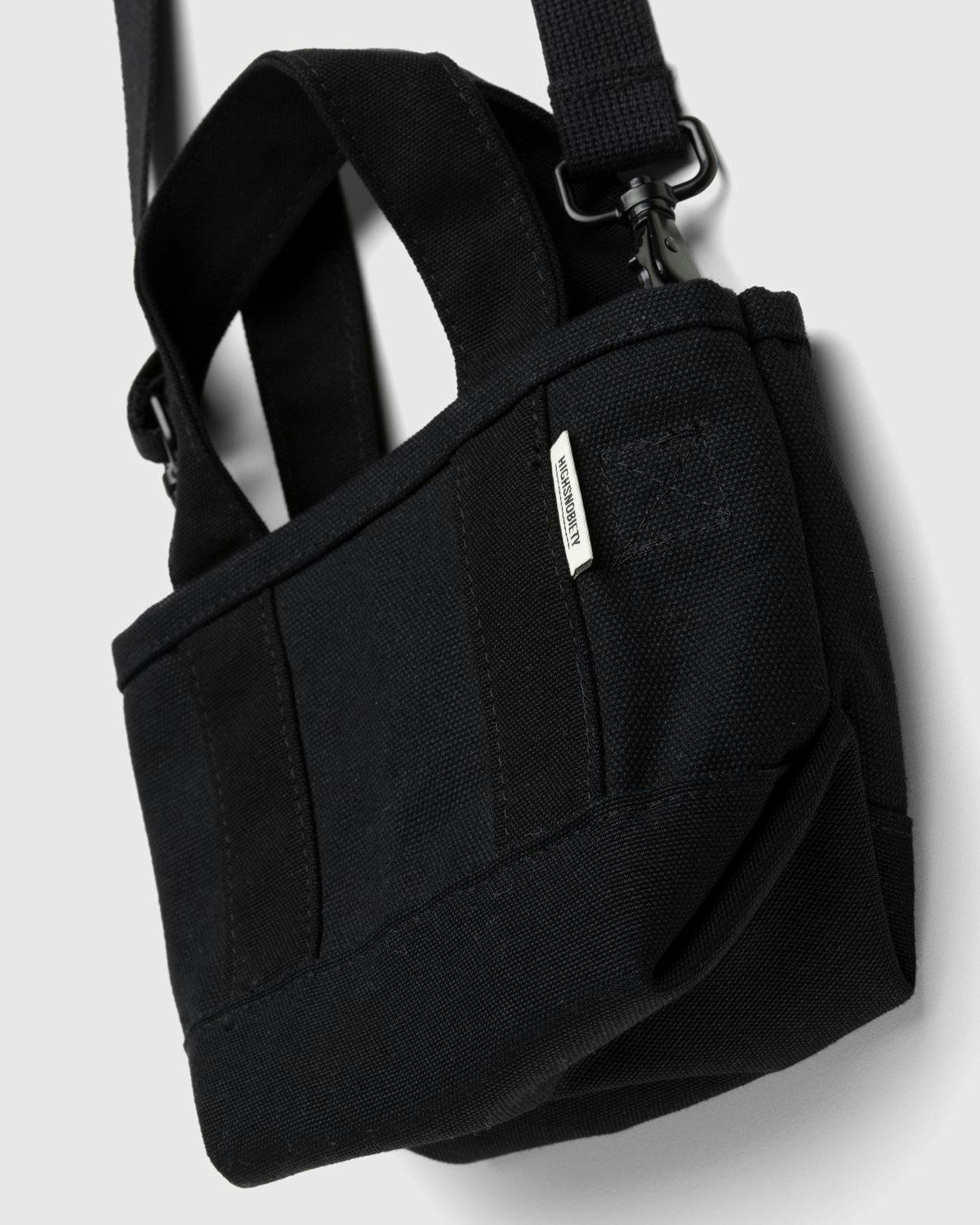 Highsnobiety - Heavy Canvas Small Crossbody Tote Black - Accessories - Black - Image 4