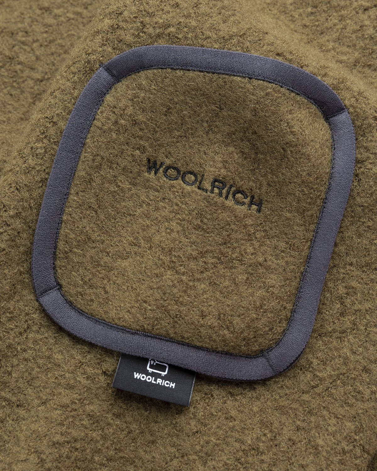 Woolrich - Terra Light Melton Full-Zip Olive - Clothing - Beige - Image 6