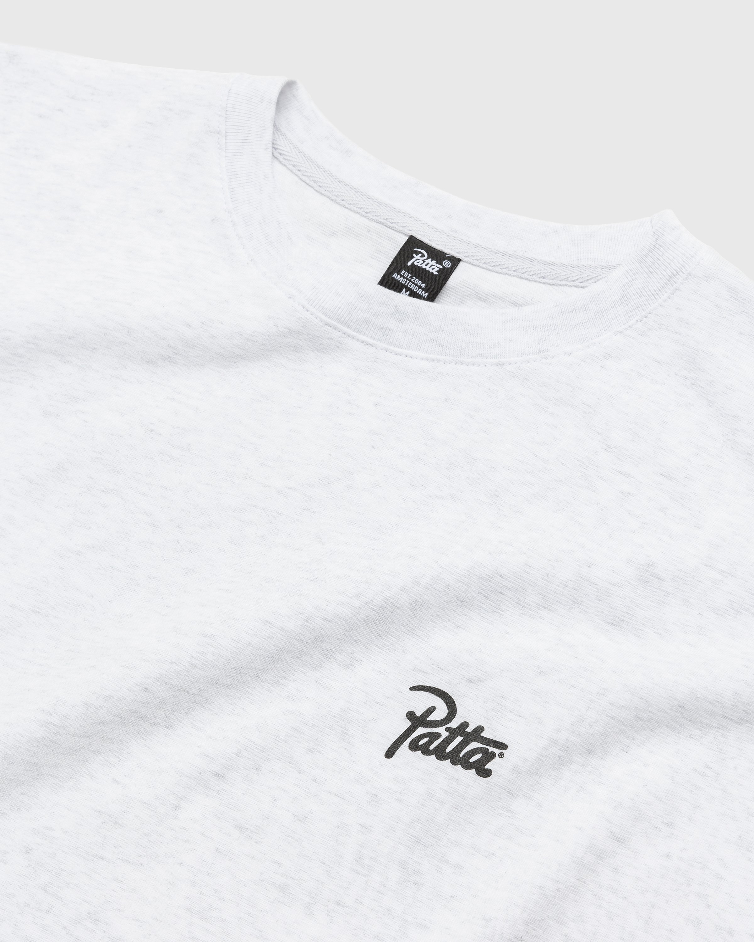 Patta - Teddy Bear T-Shirt Snow Melange Grey - Clothing - Grey - Image 4