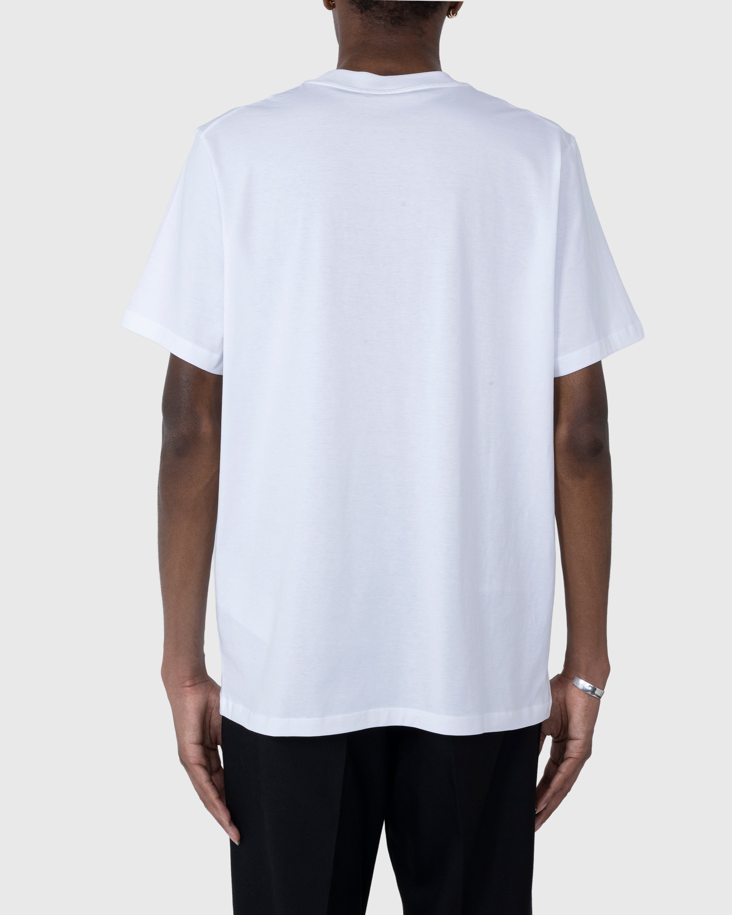 Jil Sander - Solid Cotton T-Shirt White - Clothing - White - Image 4