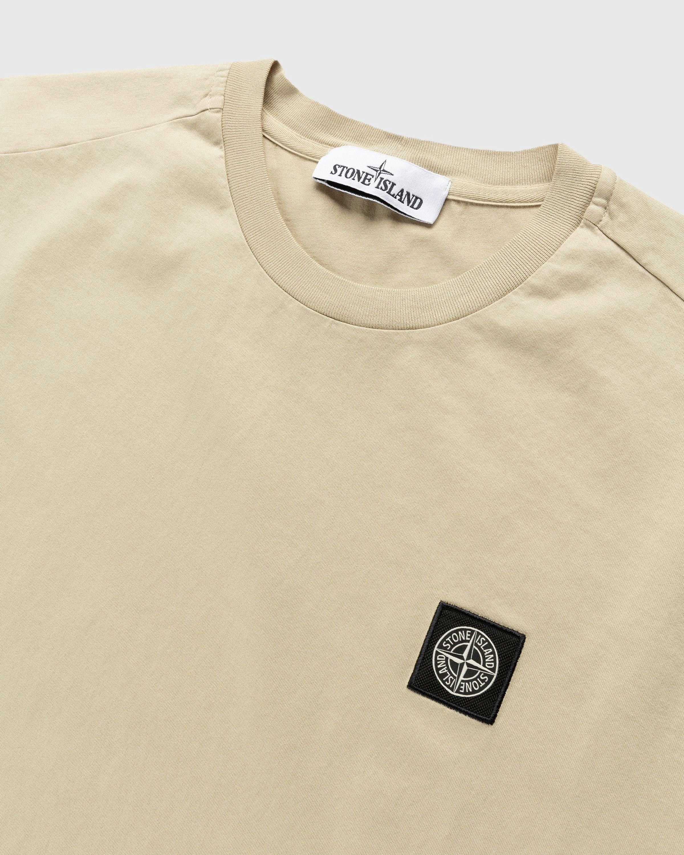 Stone Island - Garment-Dyed T-Shirt Beige - Clothing - Beige - Image 5