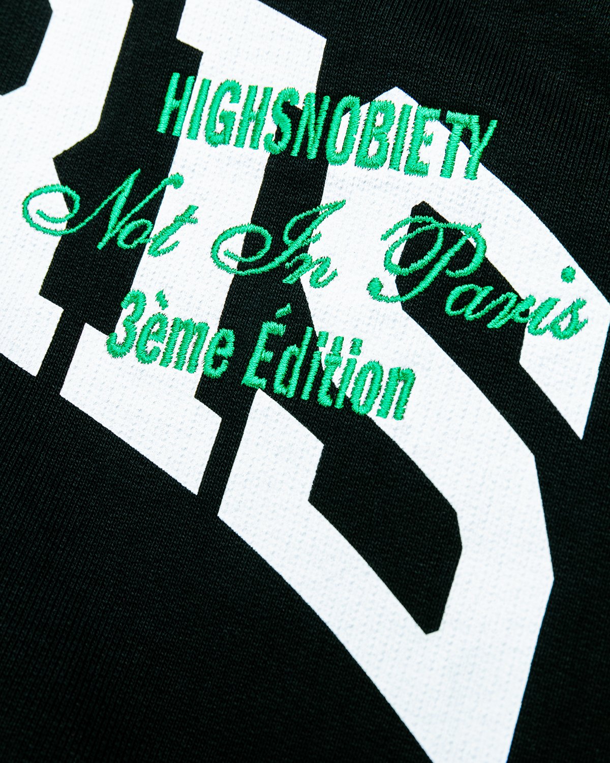 Highsnobiety - Not in Paris 3 Logo Hoodie Black - Clothing - Black - Image 3
