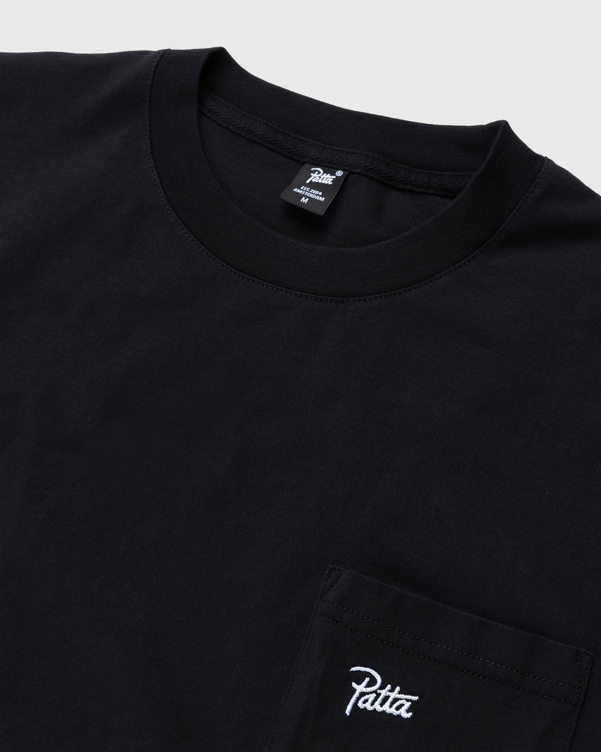 Patta - Basic Washed Pocket T-Shirt Black - Clothing - Black - Image 3