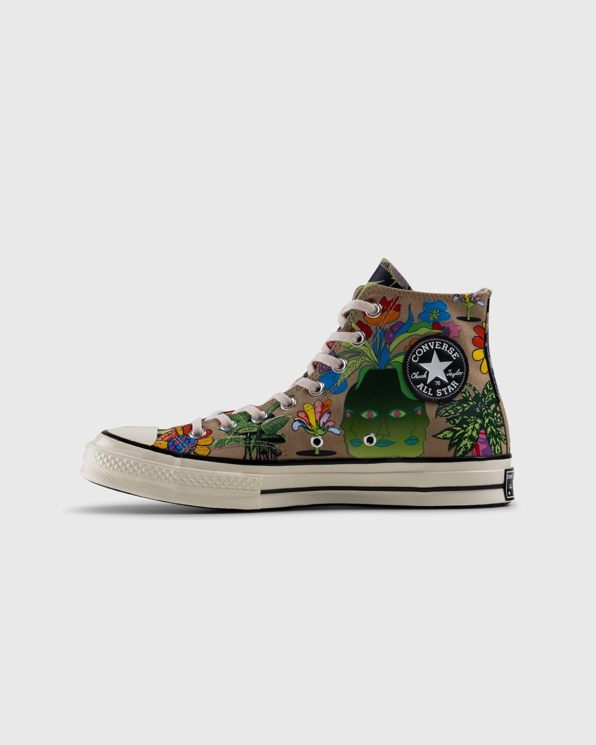 Converse - Chuck 70 Hi Plant Love Nomad Khaki/Irish Green - Footwear - Multi - Image 2