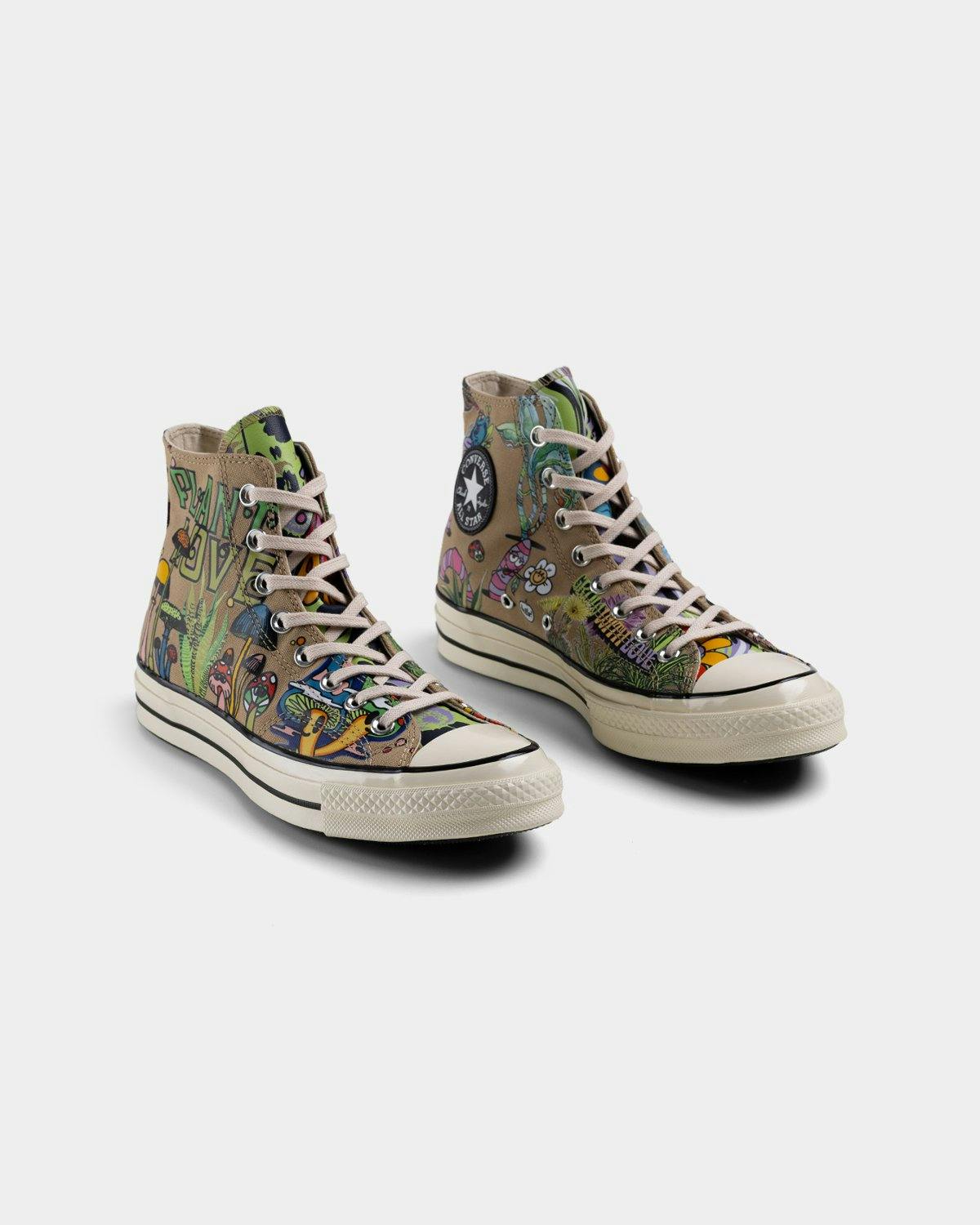 Converse - Chuck 70 Hi Plant Love Nomad Khaki/Irish Green - Footwear - Multi - Image 3