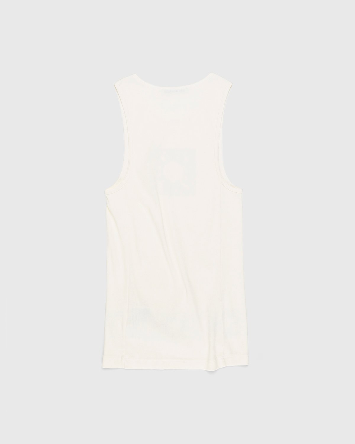 Acne Studios - Ribbed Circus Tank Top Off White - Clothing - White - Image 2