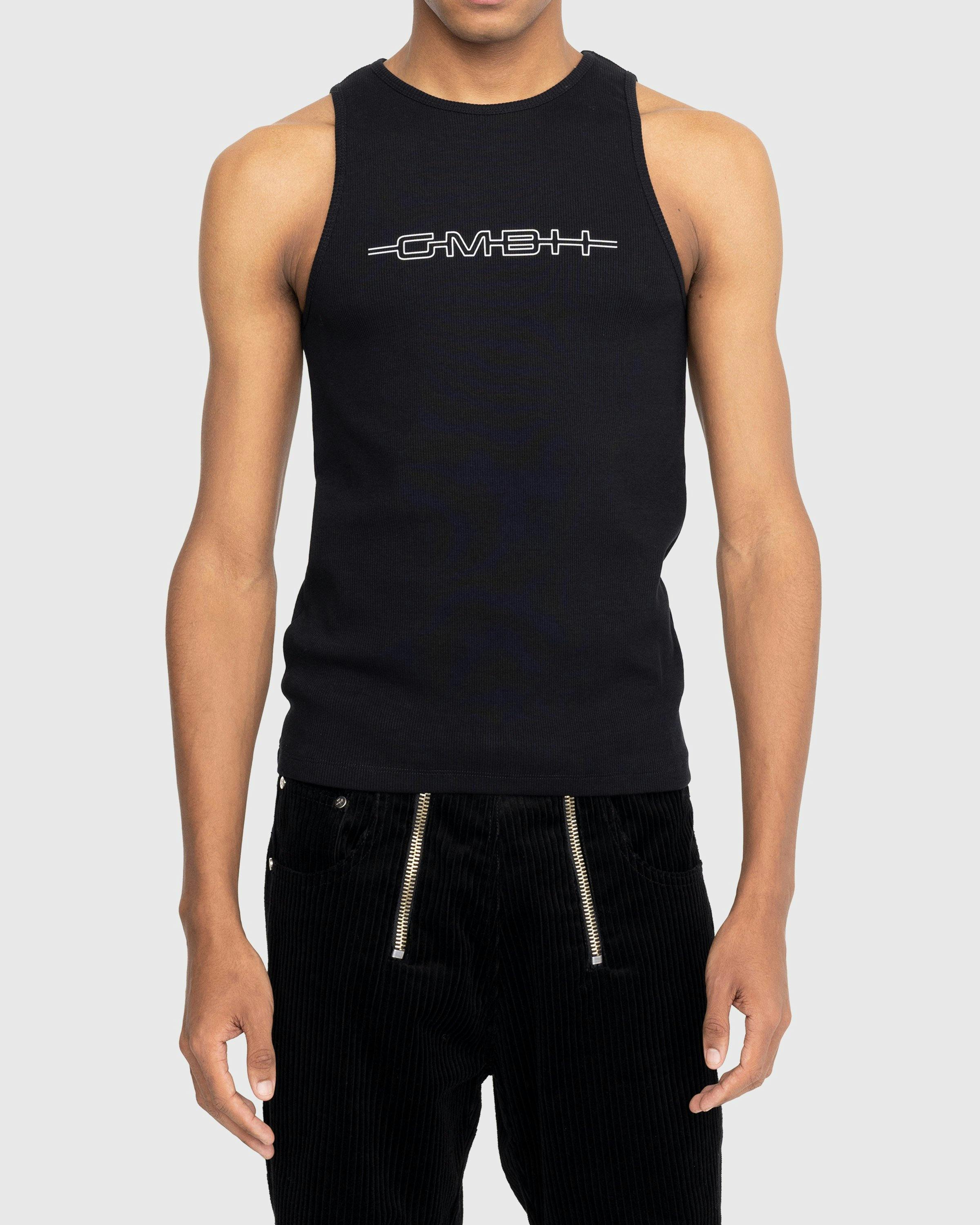 GmbH - Ali Rib Tank Top Black/White - Clothing - Black - Image 2