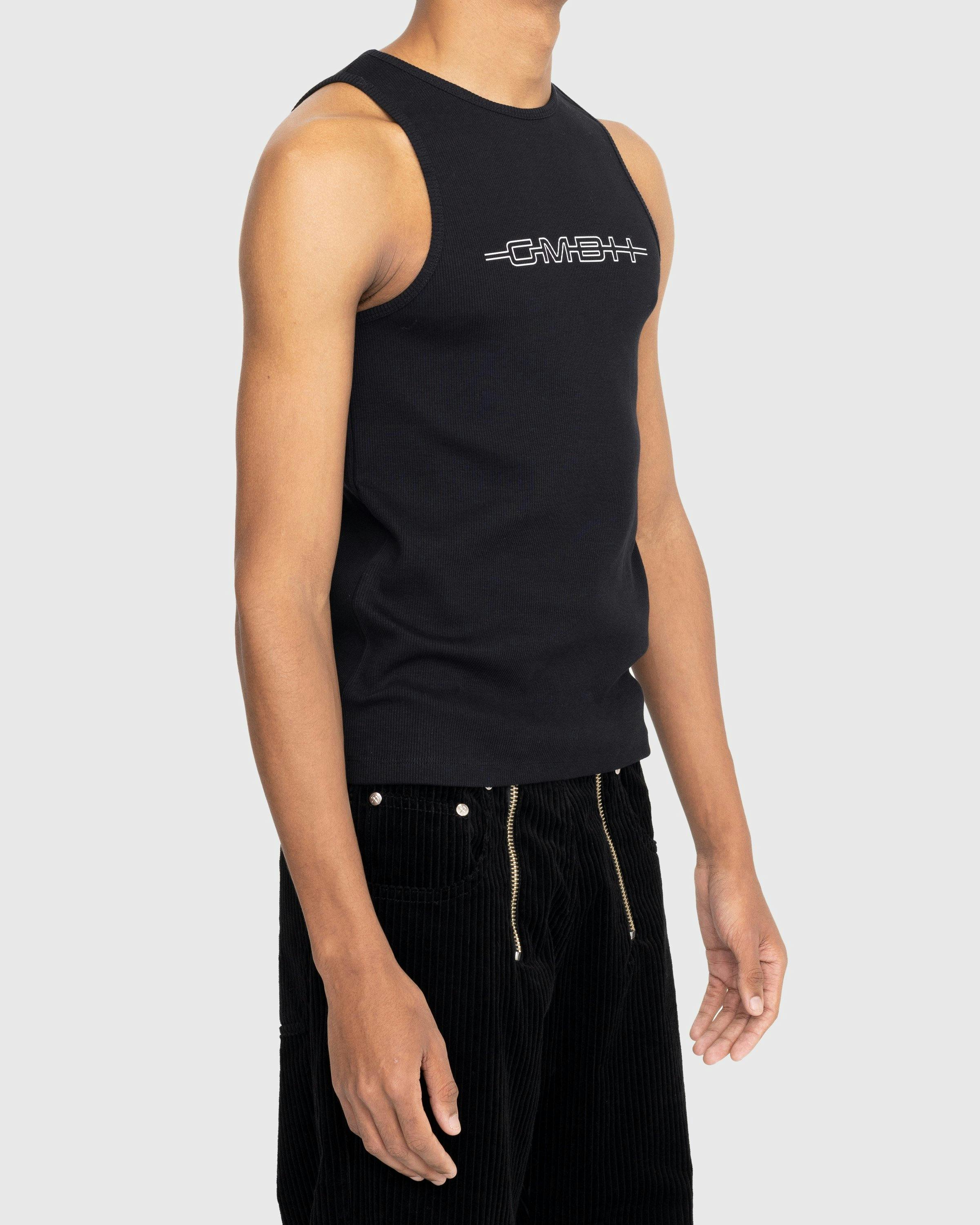 GmbH - Ali Rib Tank Top Black/White - Clothing - Black - Image 3