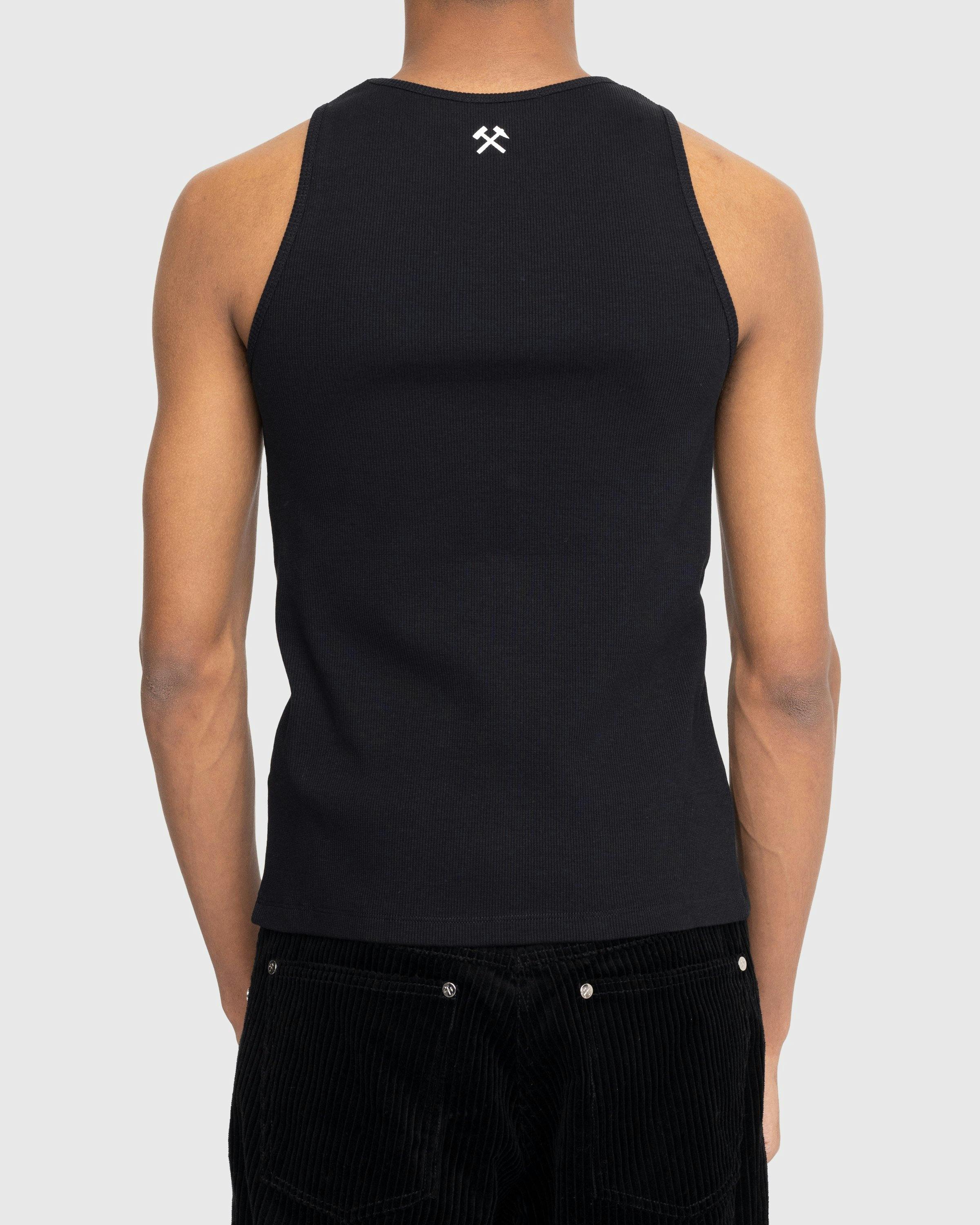 GmbH - Ali Rib Tank Top Black/White - Clothing - Black - Image 4