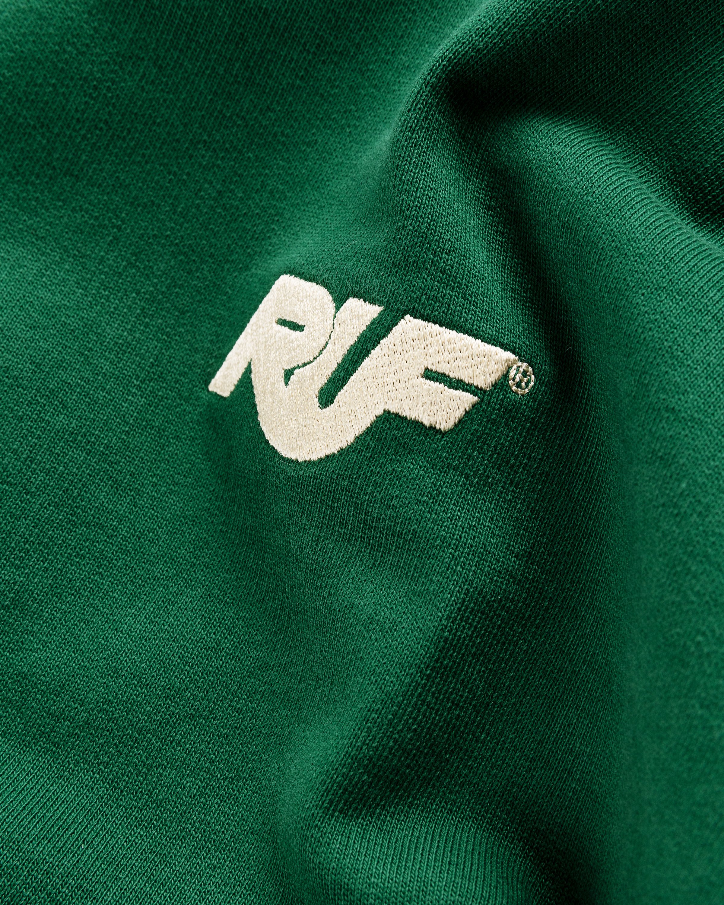 RUF x Highsnobiety - Logo Embroidered Hoodie Green - Clothing - Green - Image 4