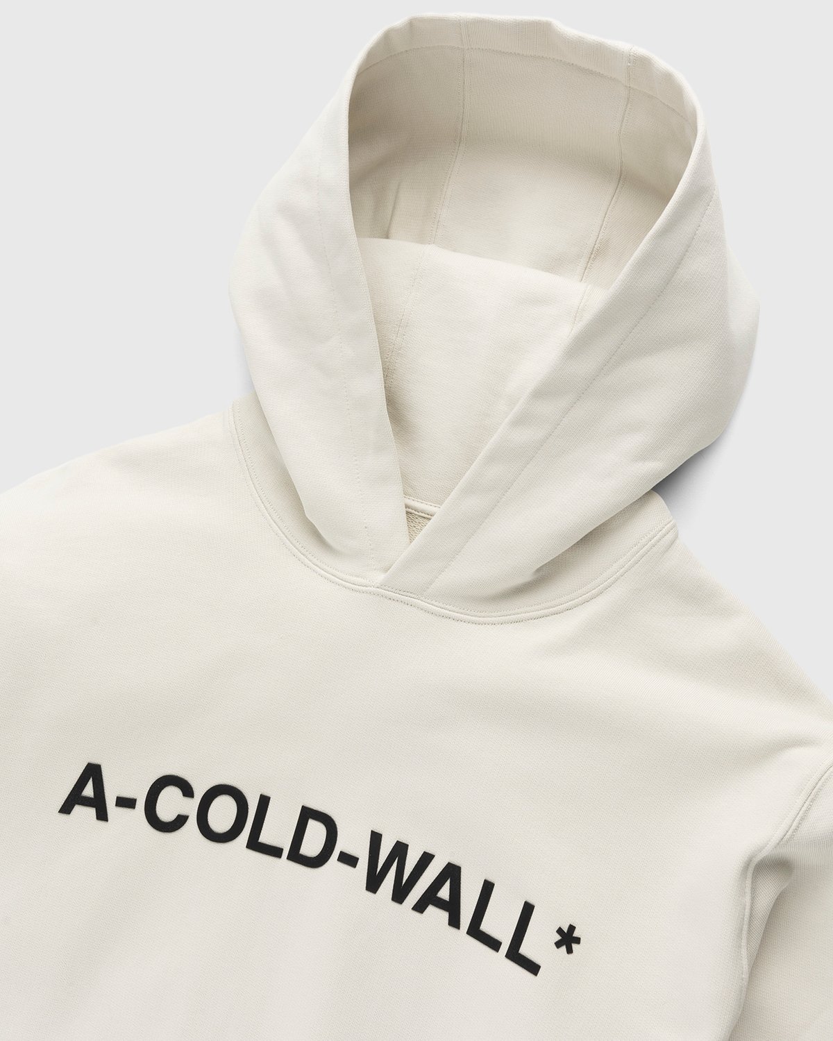 A-Cold-Wall* - Essential Logo Hoodie Bone - Clothing - White - Image 3
