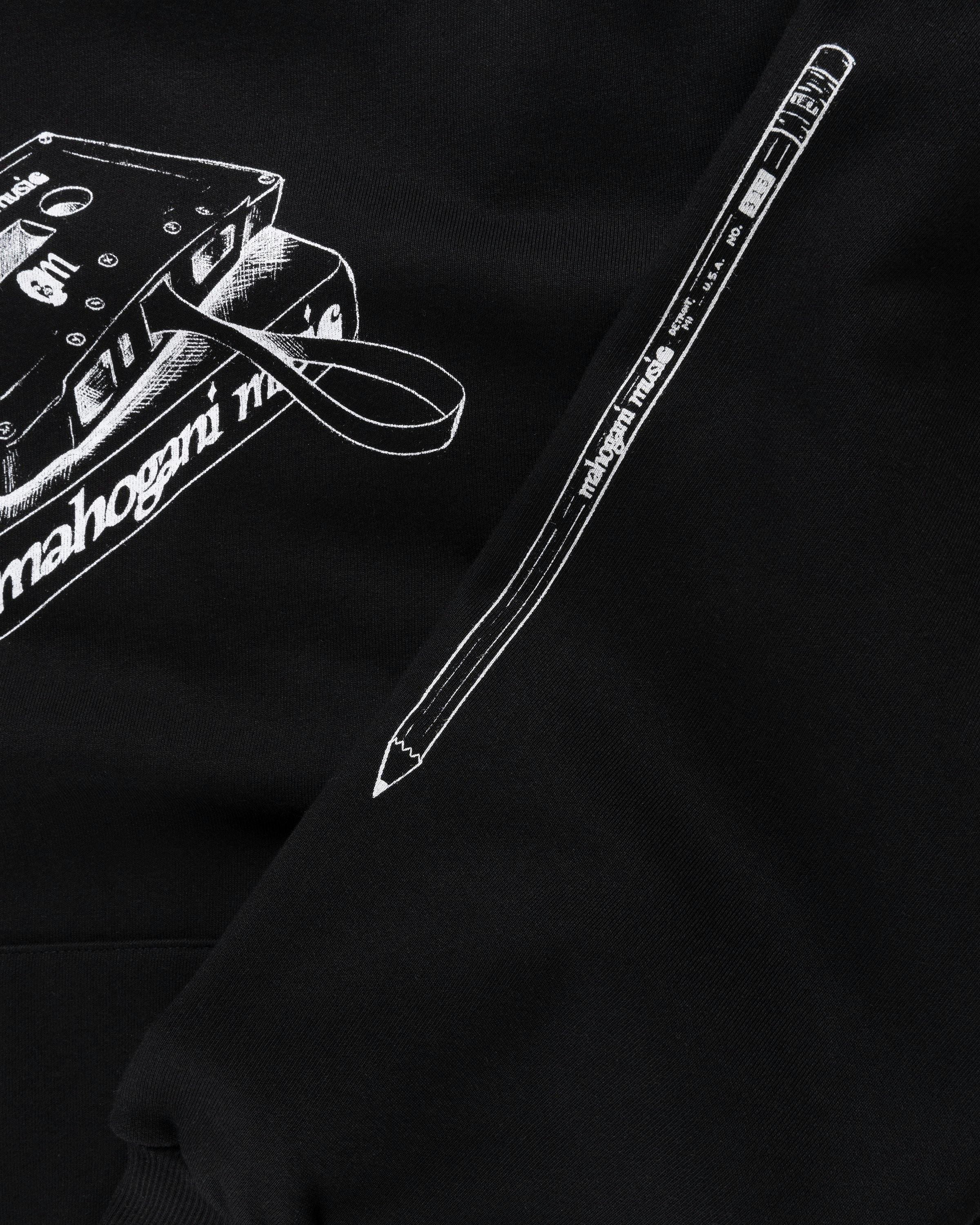 Carhartt WIP - Mahogani Music Hoodie Black/White - Clothing - Black - Image 5