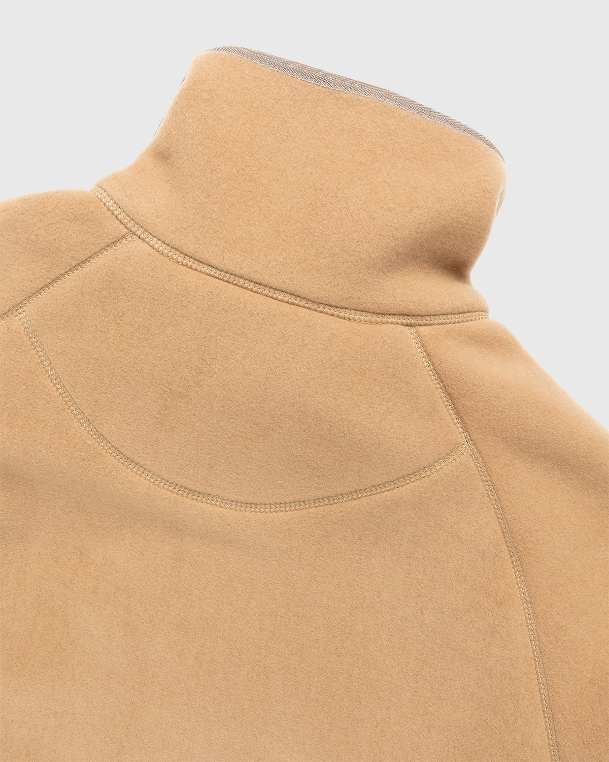 Acne Studios - Polar Fleece Jacket Camel Brown - Clothing - Brown - Image 3