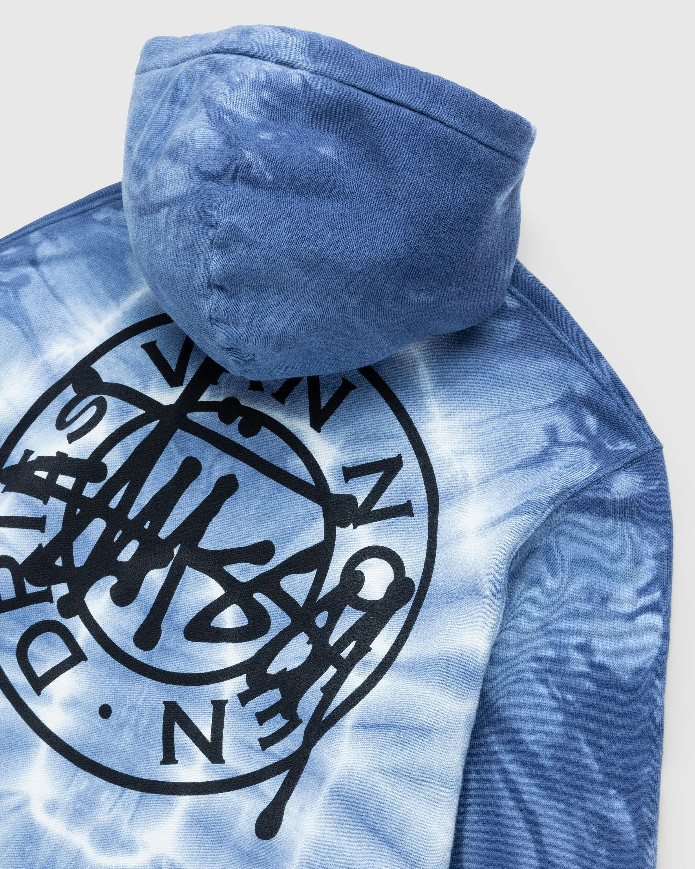 Stüssy x Dries van Noten - Tie Dye Logo Hoodie - Clothing - Blue - Image 3