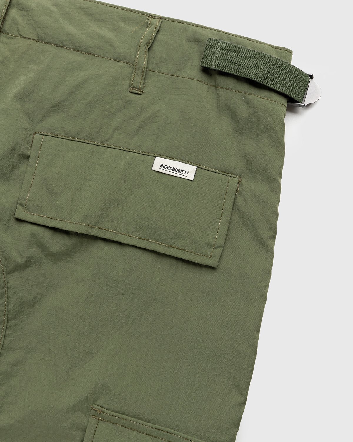 Highsnobiety - Water-Resistant Ripstop Cargo Pants Khaki - Clothing - Green - Image 4