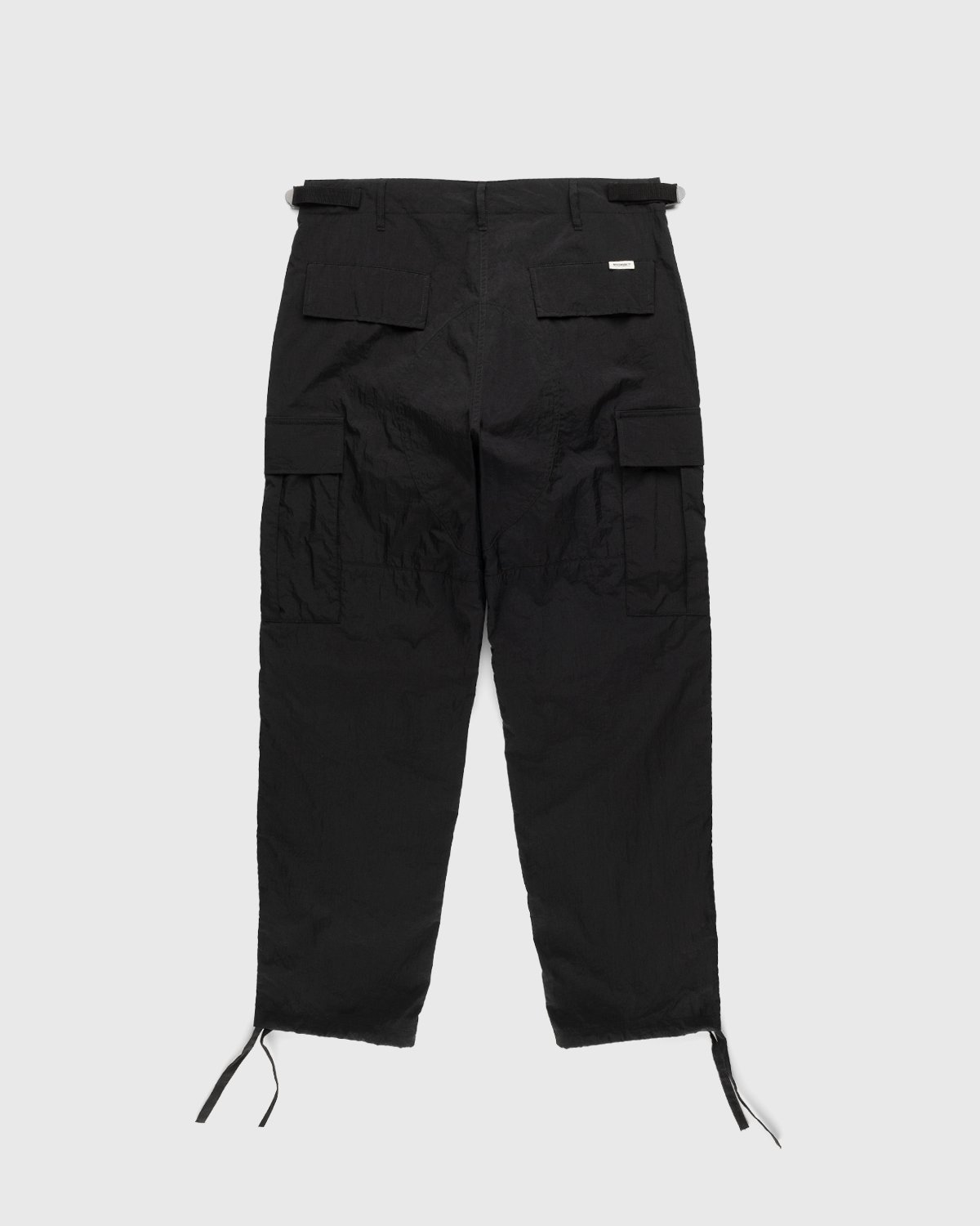Highsnobiety - Water-Resistant Ripstop Cargo Pants Black - Clothing - Black - Image 2