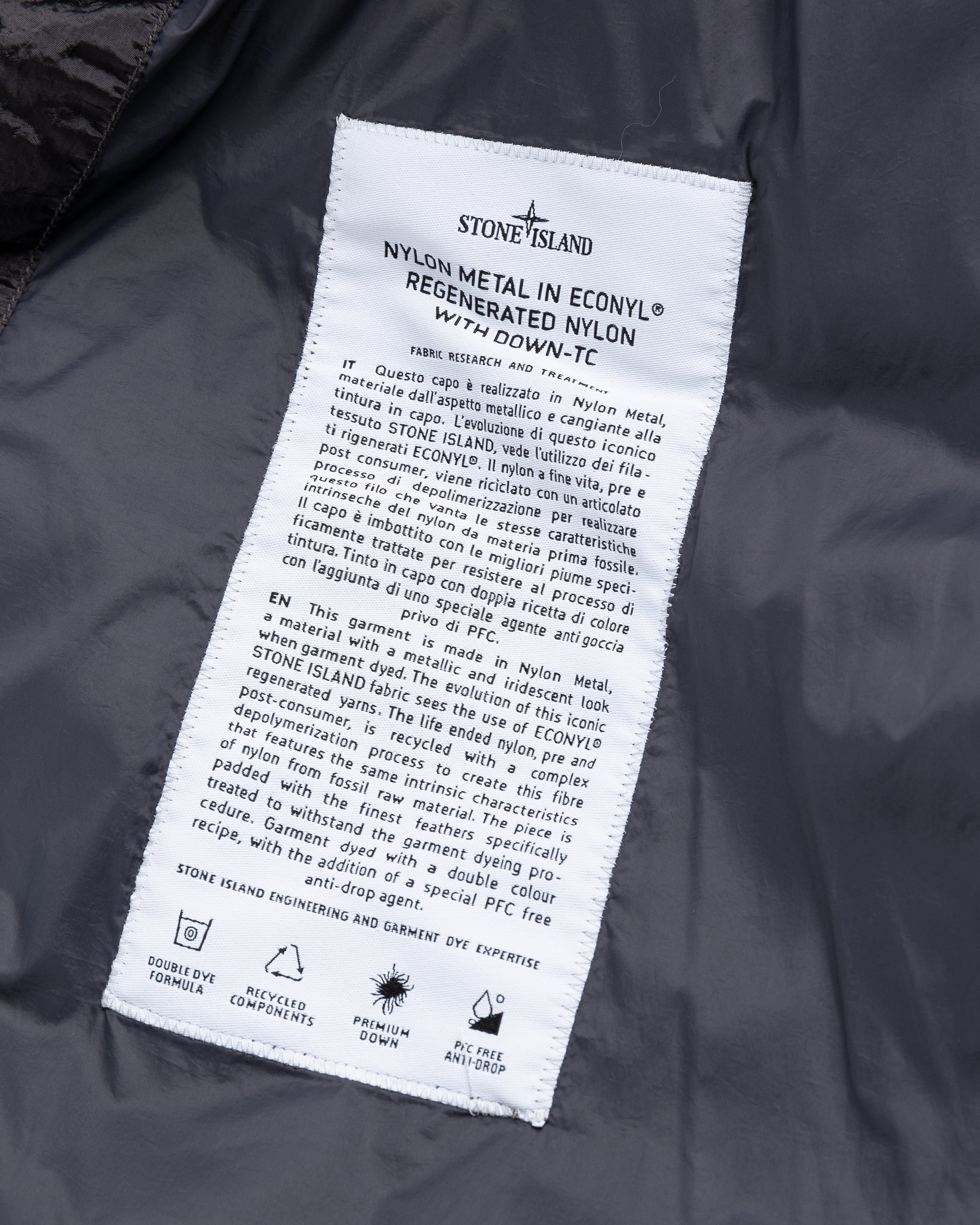 Stone Island - Nylon Metal Down Jacket Anrtacite - Clothing - Black - Image 6