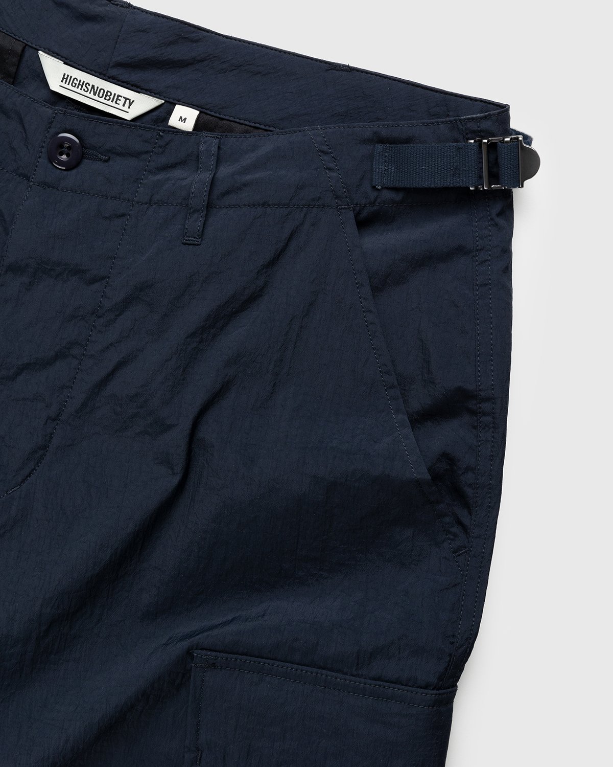 Highsnobiety - Water-Resistant Ripstop Cargo Pants Blue - Clothing - Blue - Image 4