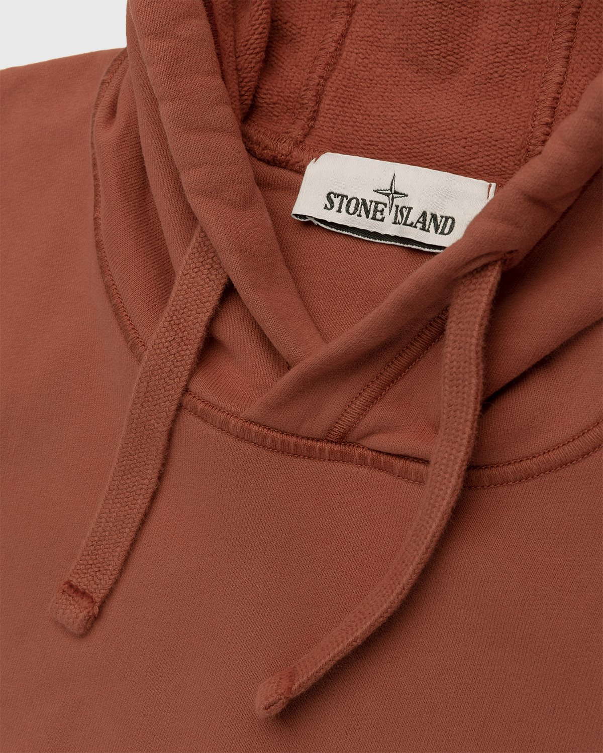 Stone Island - Dust Color Treatment Hoodie Brick Red - Clothing - Red - Image 3