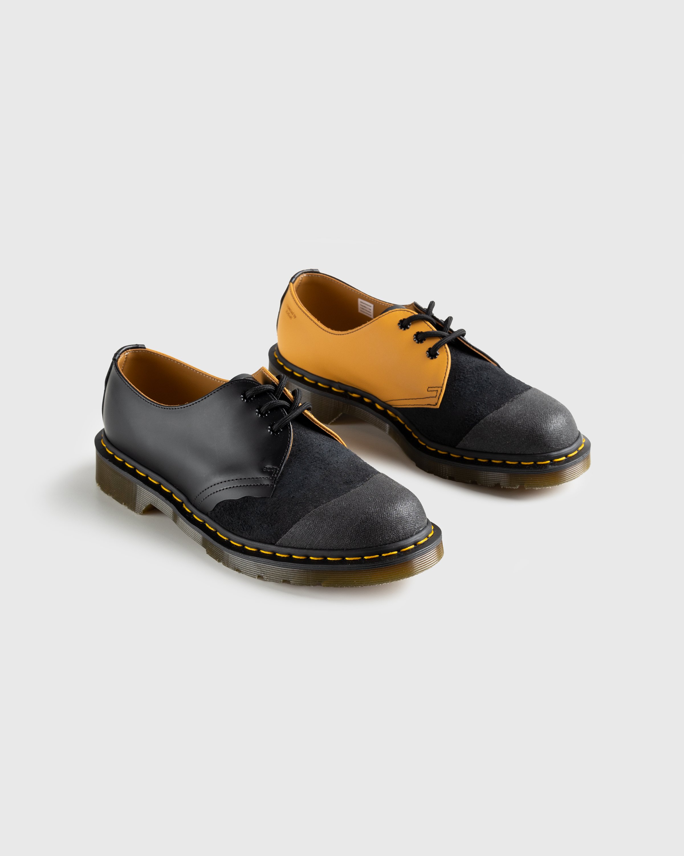 Dr. Martens - 1461 Reverse Black+Tan Smooth+Nappa - Footwear - Black - Image 3