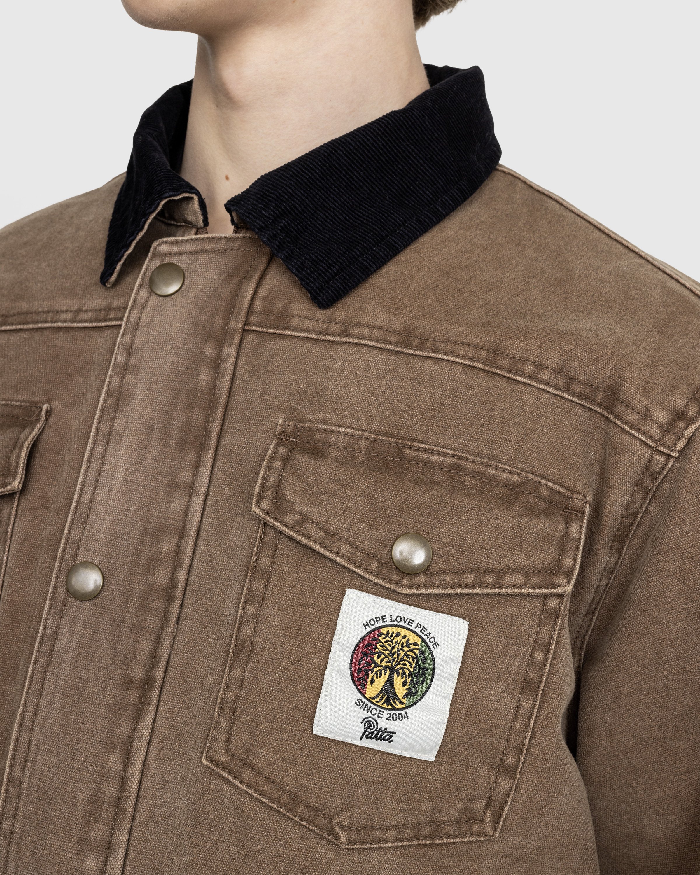 Patta - Canvas Chore Jacket - Clothing - Brown - Image 6