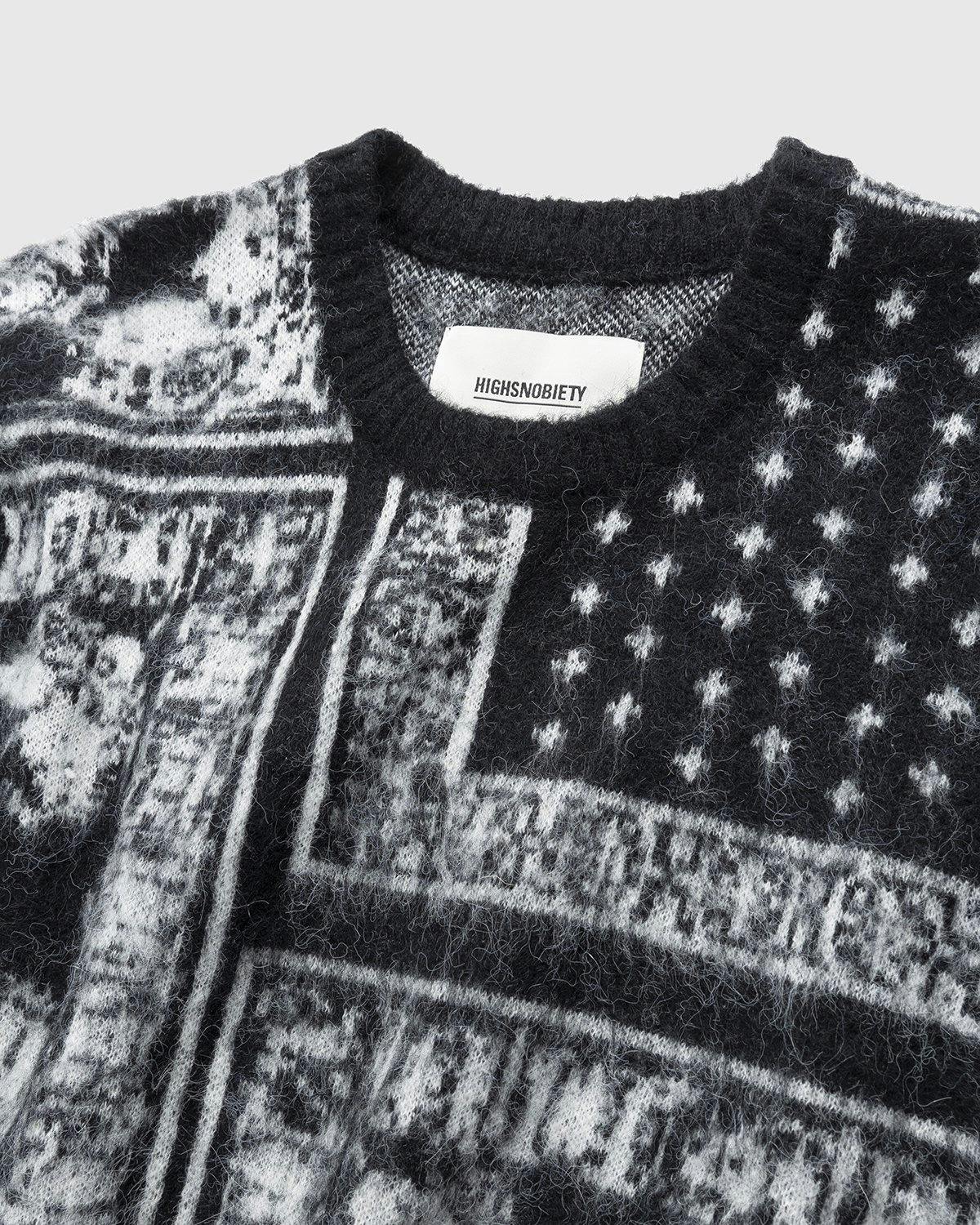 Highsnobiety - Bandana Alpaca Sweater Black - Clothing - Black - Image 5