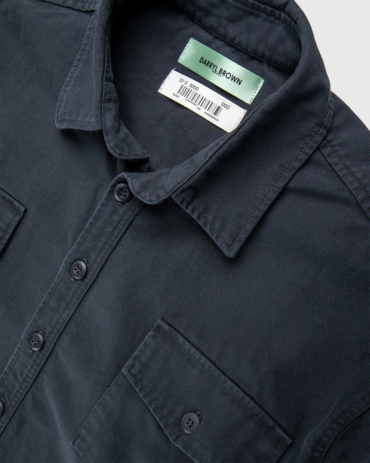 Darryl Brown - Military Work Shirt Vintage Black - Clothing - Black - Image 3