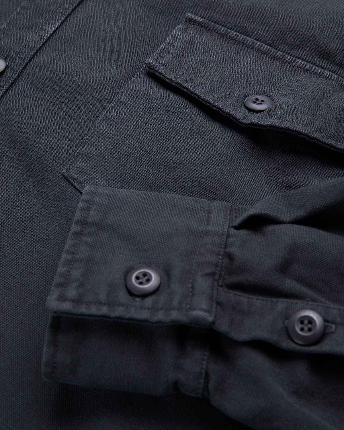 Darryl Brown - Military Work Shirt Vintage Black - Clothing - Black - Image 4