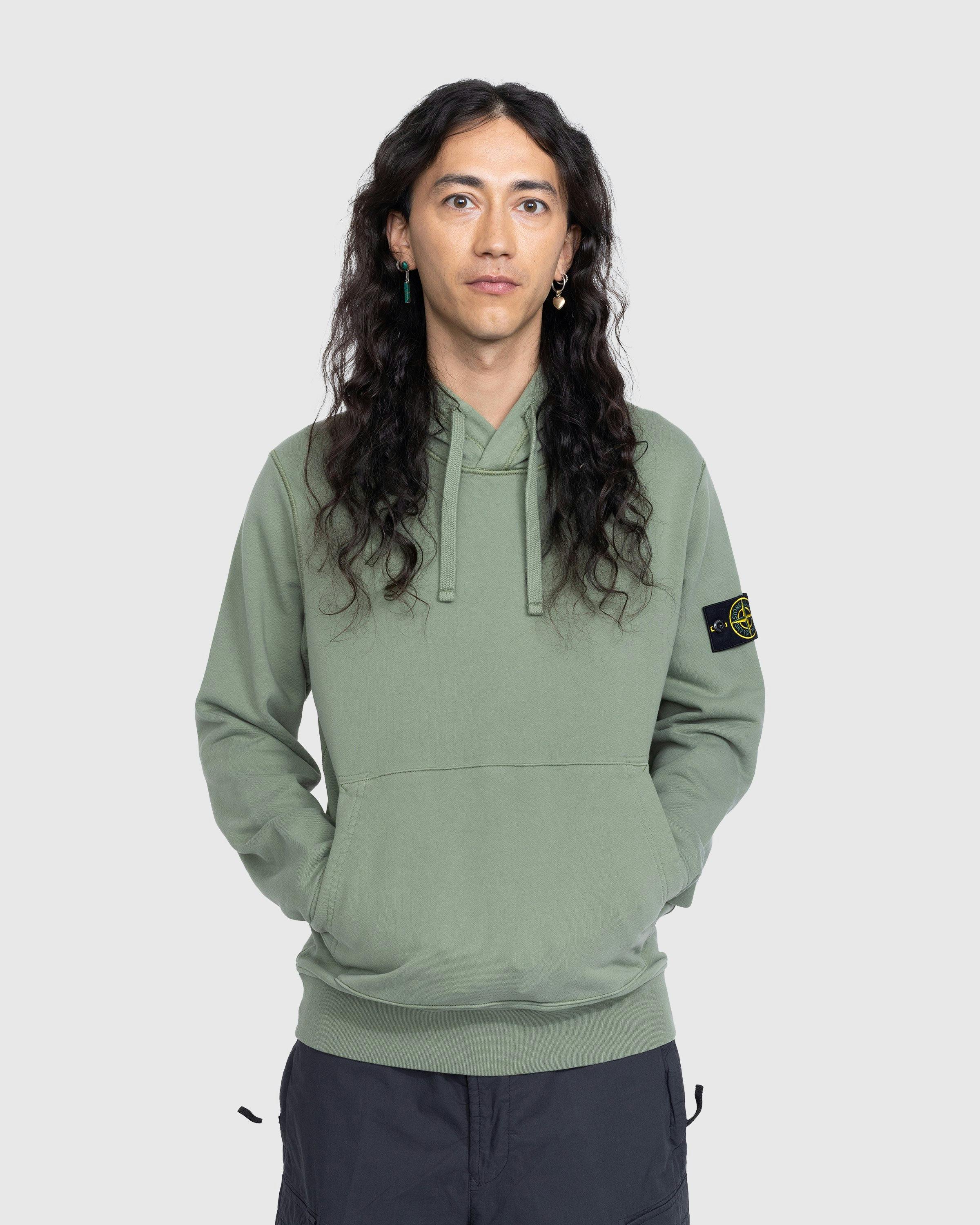 Stone Island - Felpa Green 64151 - Clothing - Green - Image 2