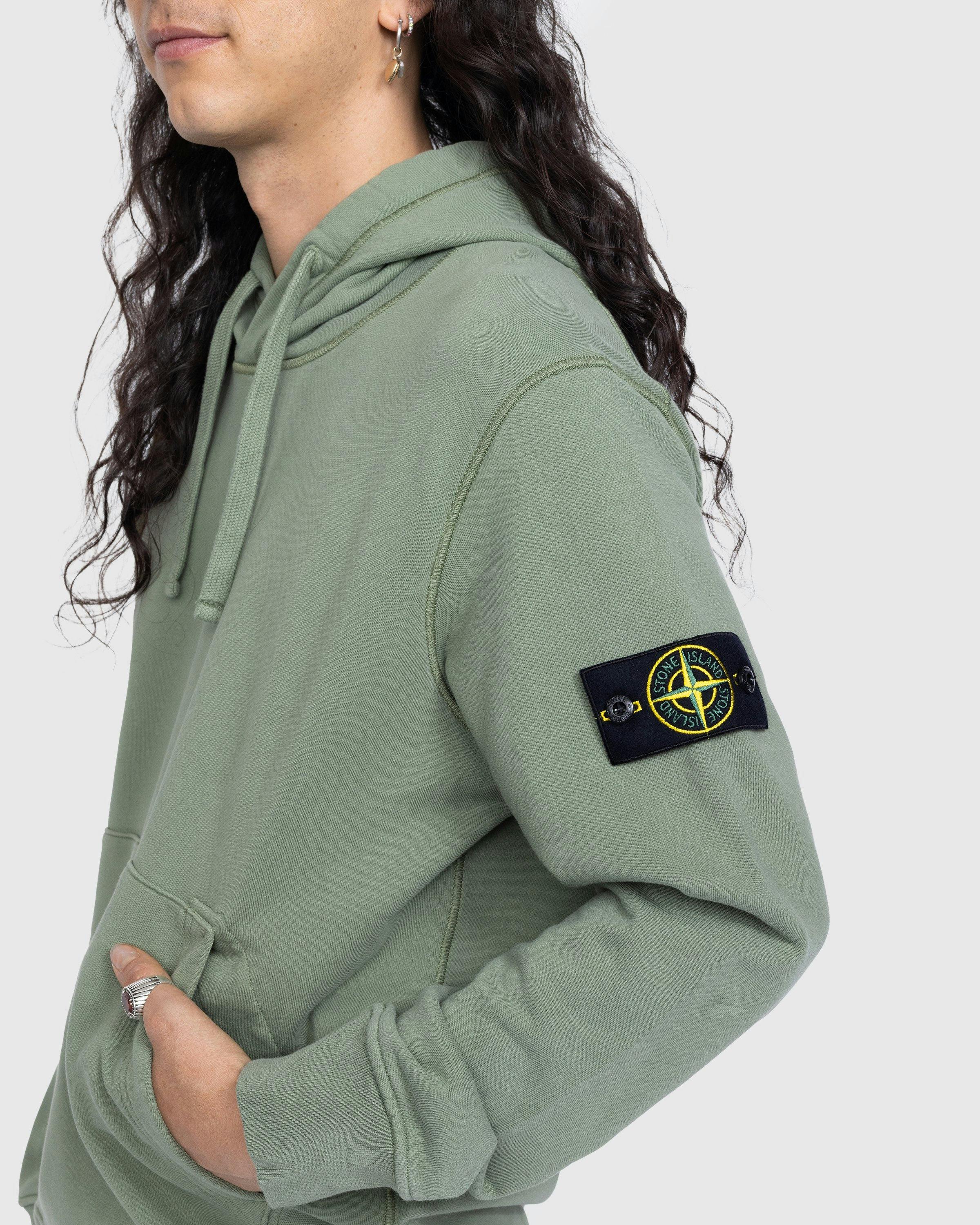 Stone Island - Felpa Green 64151 - Clothing - Green - Image 4