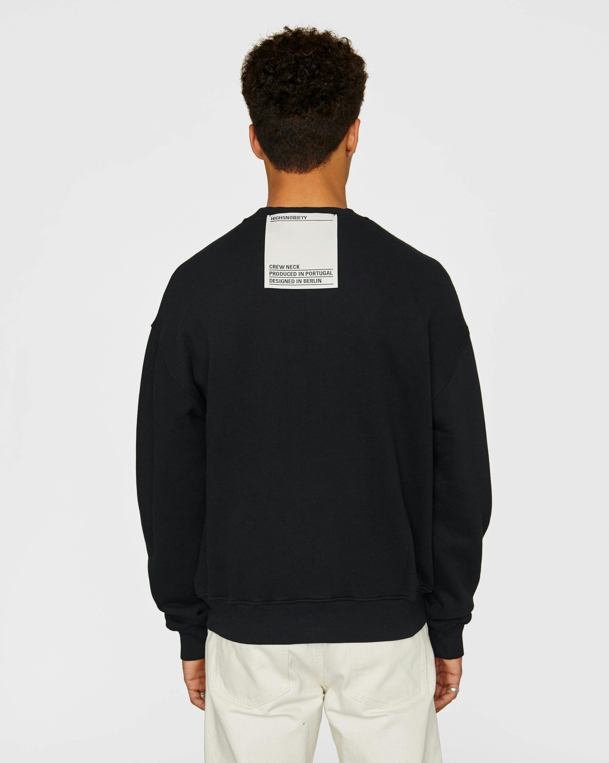 Highsnobiety - Staples Sweatshirt Black - Clothing - Black - Image 3
