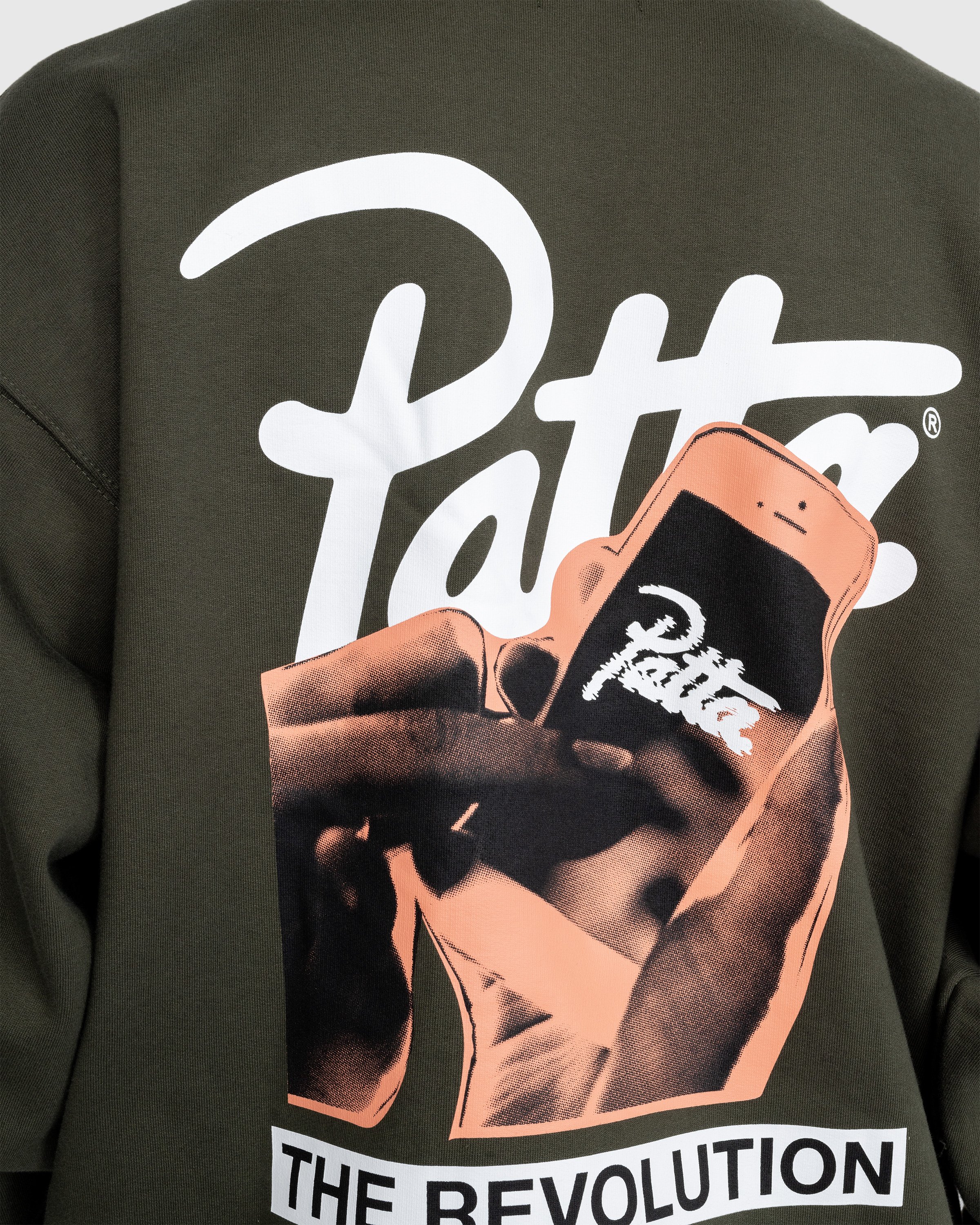 Patta - Revolution Boxy Hooded Sweater - Clothing - Grey - Image 5