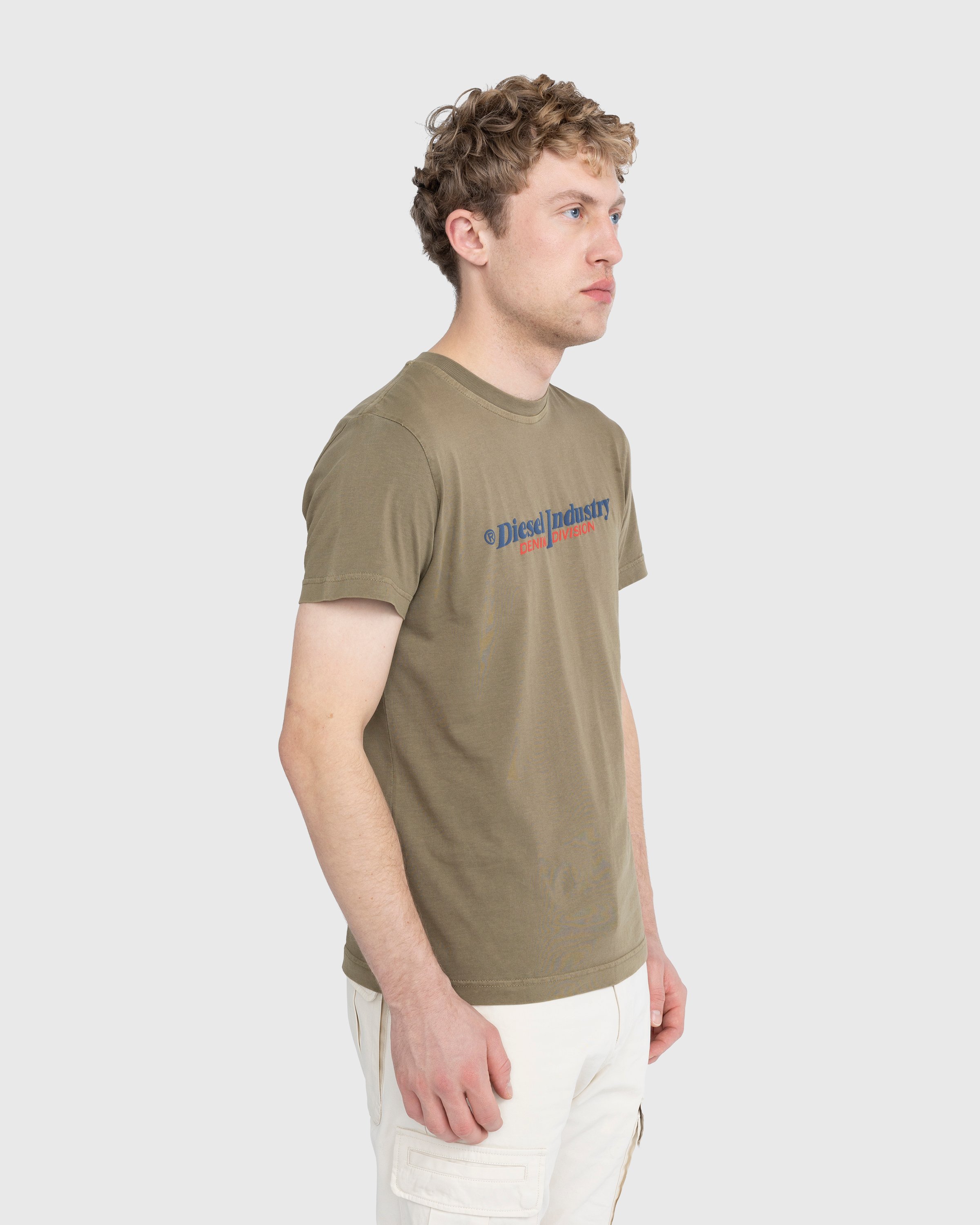 Diesel - T-Diegor-Ind T-Shirt Brown - Clothing - White - Image 4