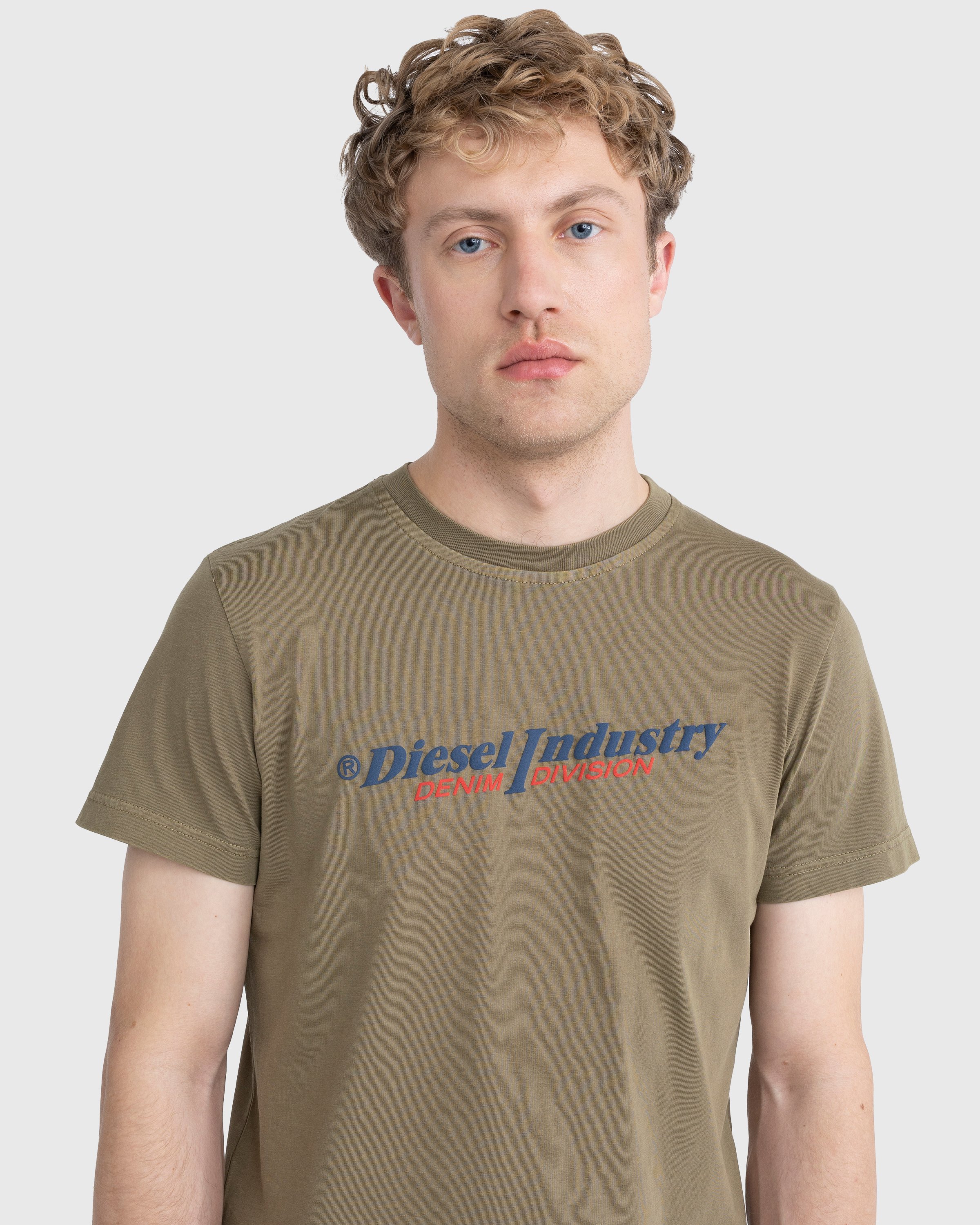 Diesel - T-Diegor-Ind T-Shirt Brown - Clothing - White - Image 5