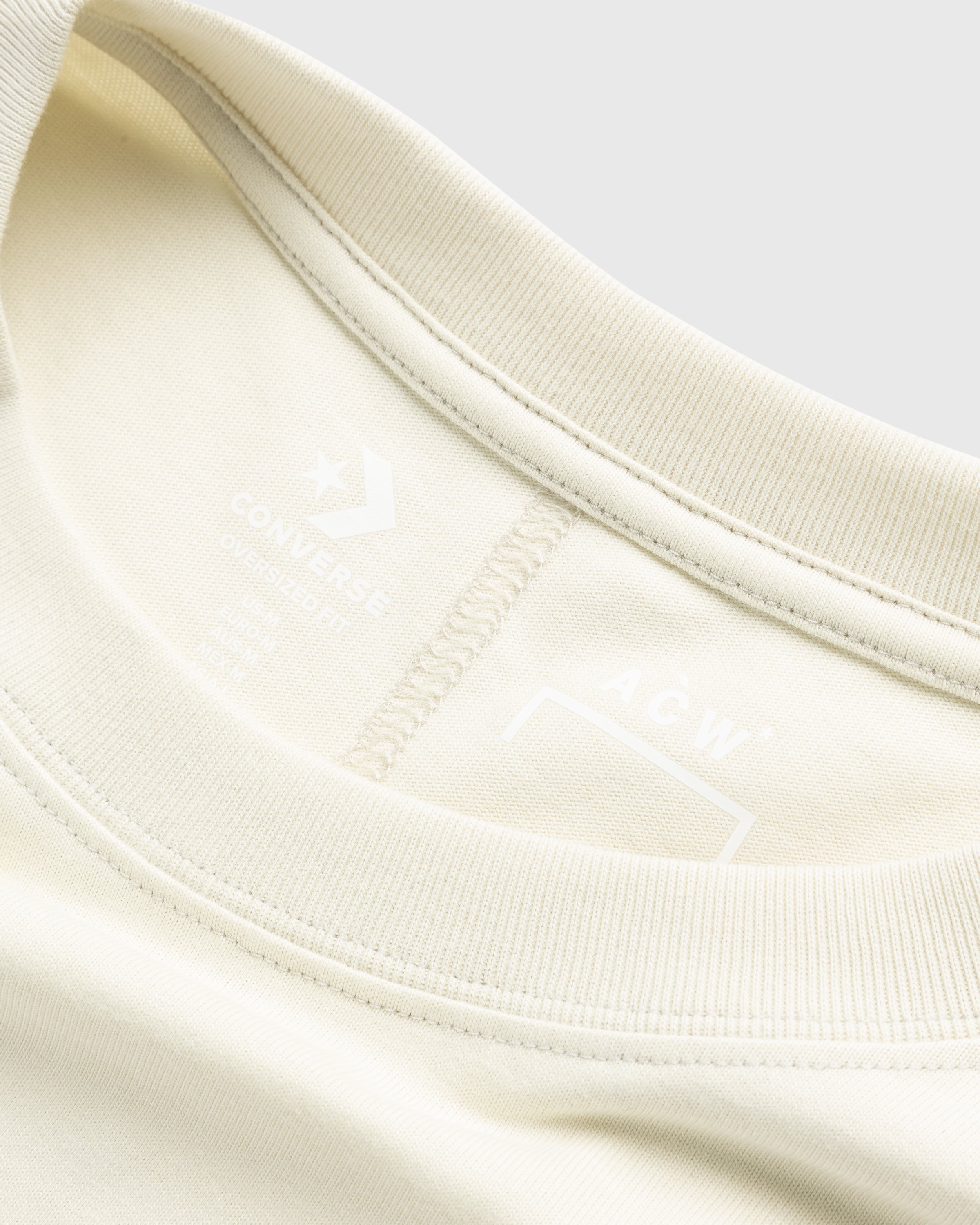 Converse x A-Cold-Wall* - Reflective Tee Bone White - Clothing - White - Image 3