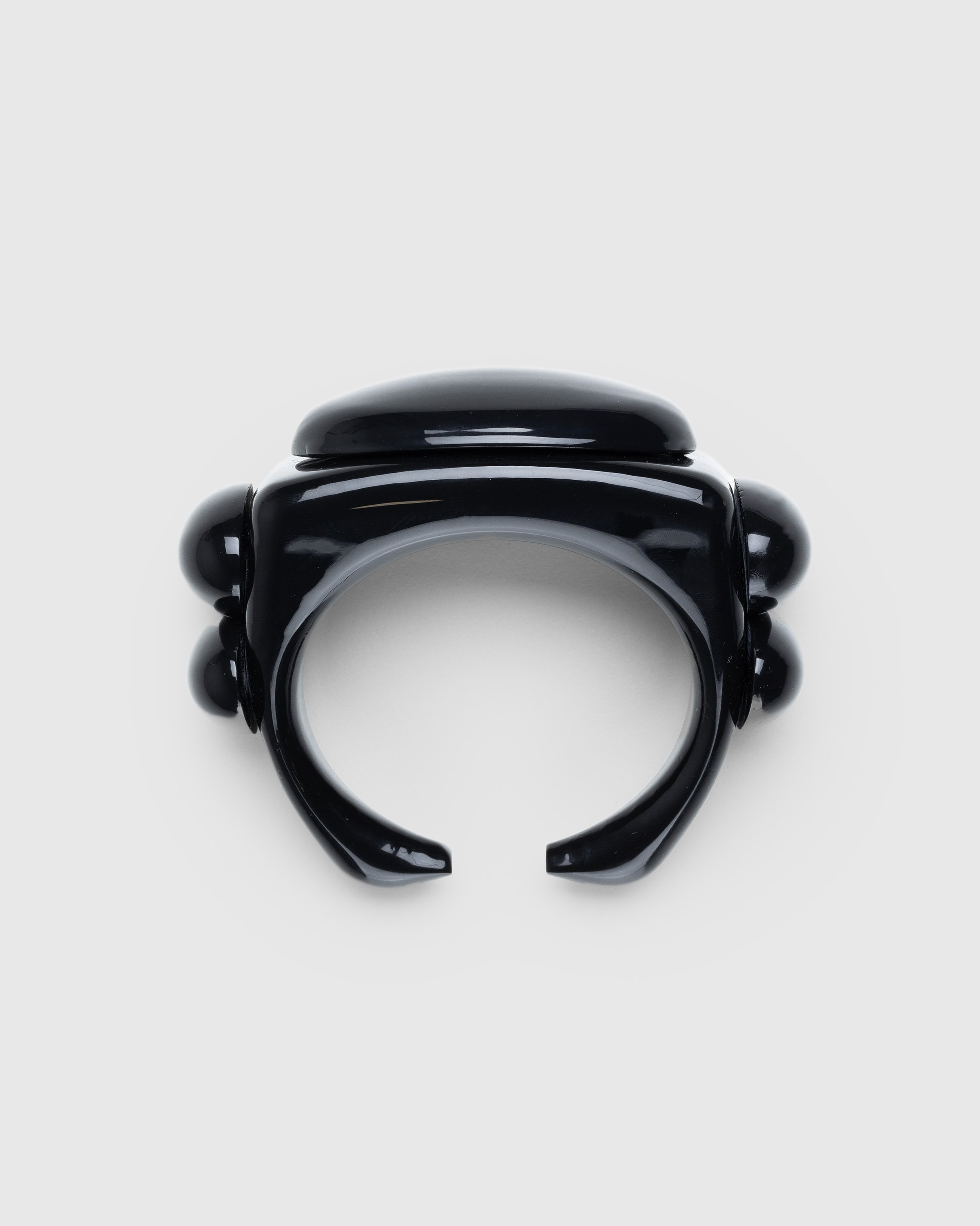 Jean Paul Gaultier - Shiny Square Bracelet Black - Accessories - Black - Image 2