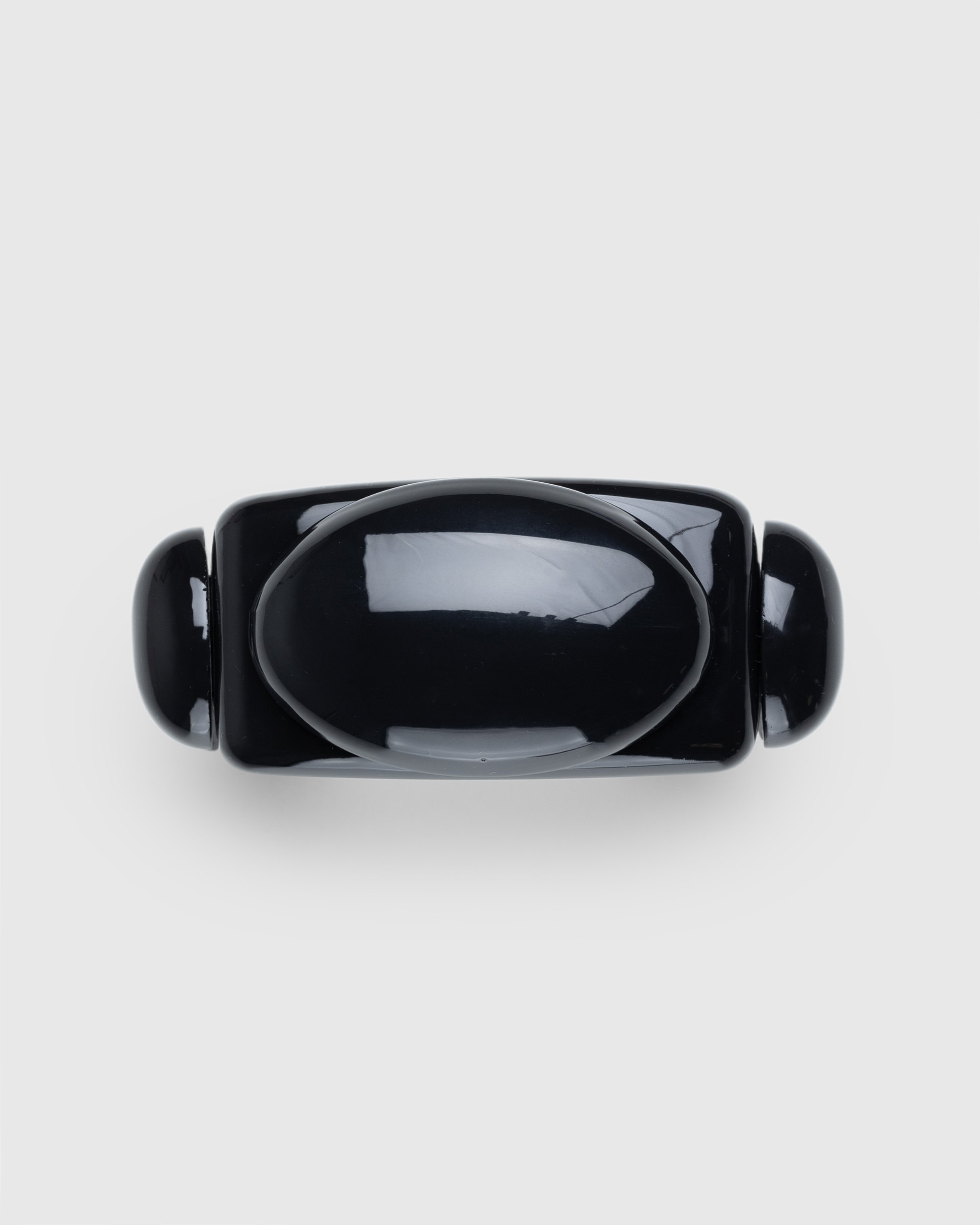 Jean Paul Gaultier - Shiny Square Bracelet Black - Accessories - Black - Image 3