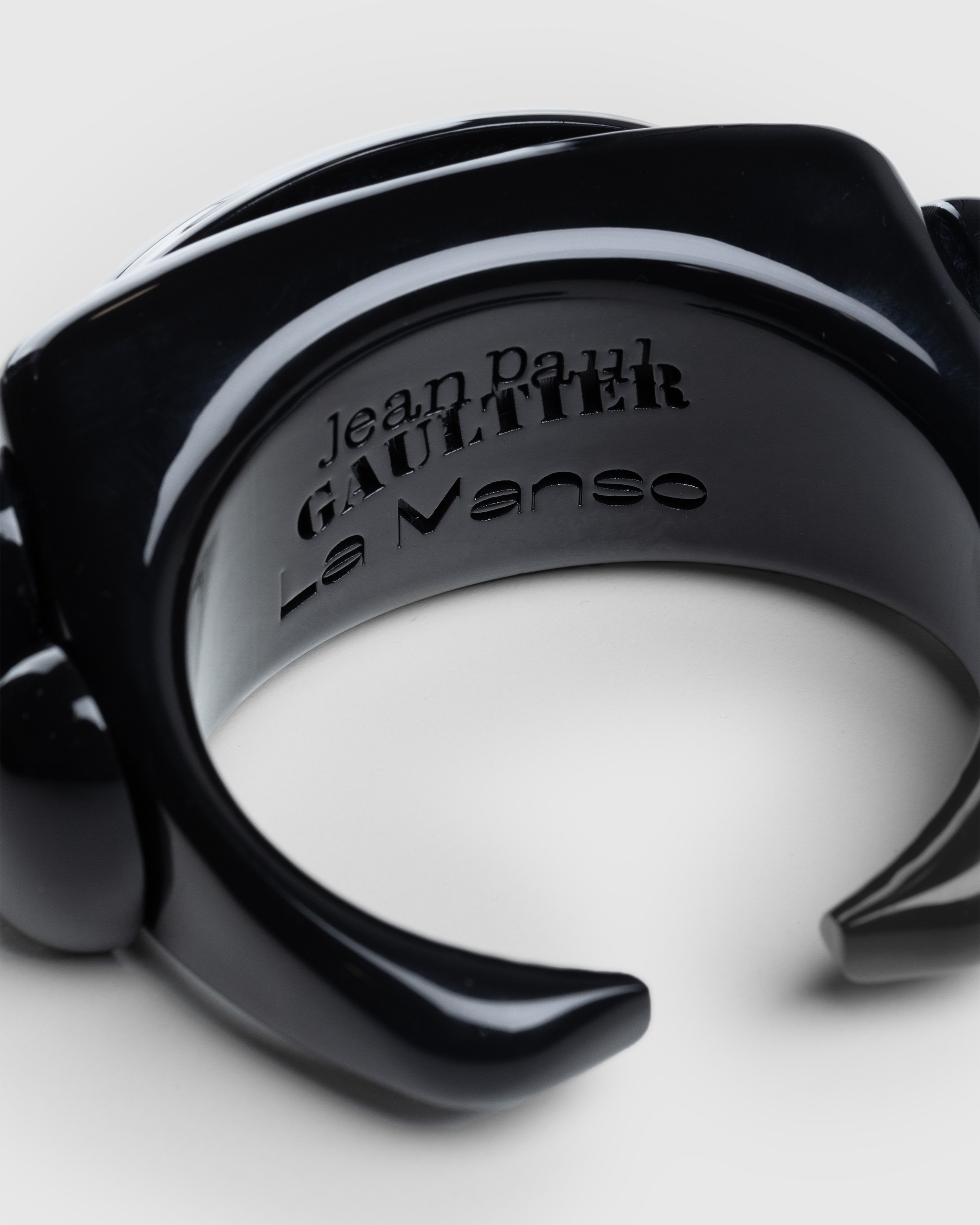 Jean Paul Gaultier - Shiny Square Bracelet Black - Accessories - Black - Image 4