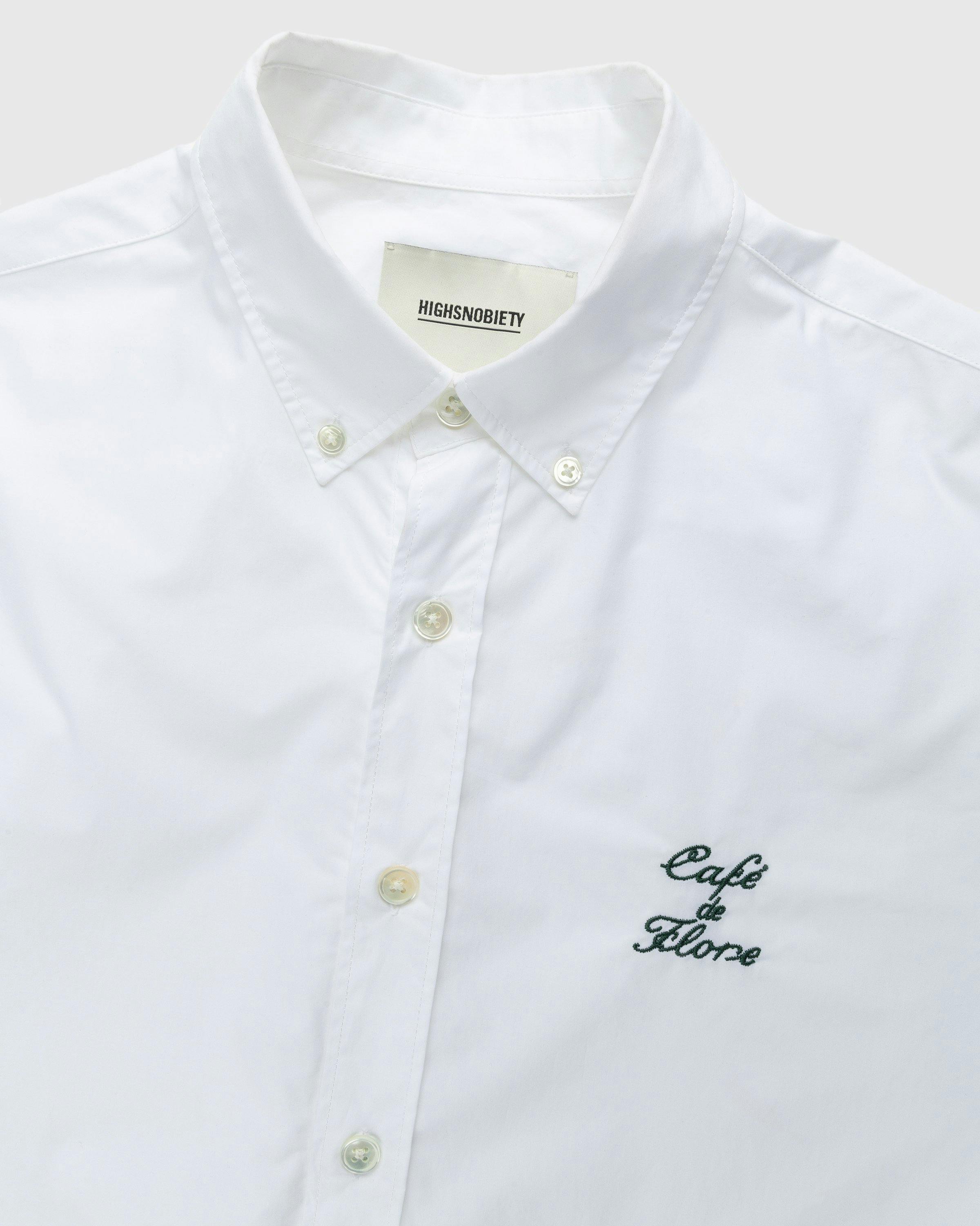 Café de Flore x Highsnobiety - Not In Paris 4 Poplin Shirt White - Clothing - White - Image 4