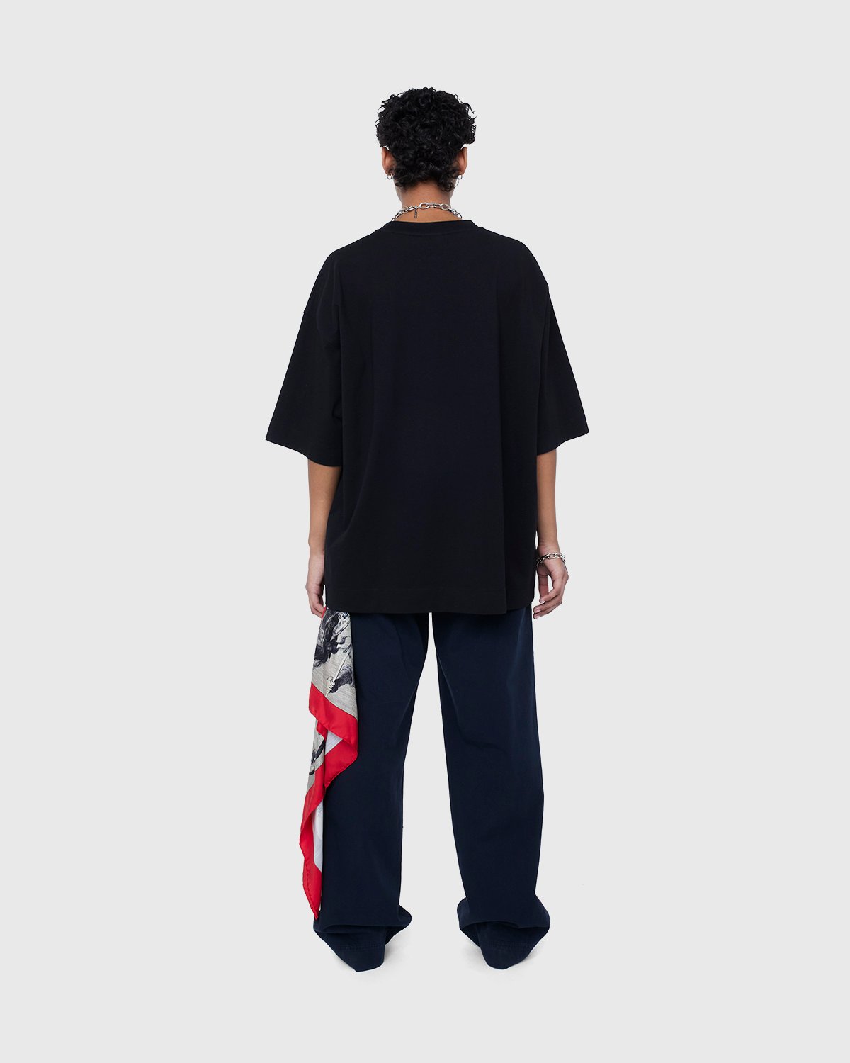 Dries van Noten - Hen Oversized T-Shirt Black - Clothing - Black - Image 5