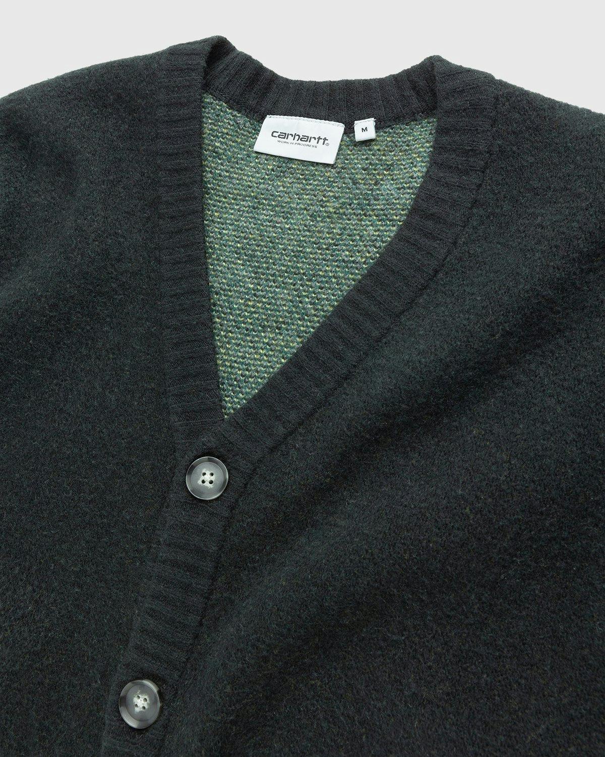 Carhartt WIP - Dillon Cardigan Stripe Black - Clothing - Black - Image 4