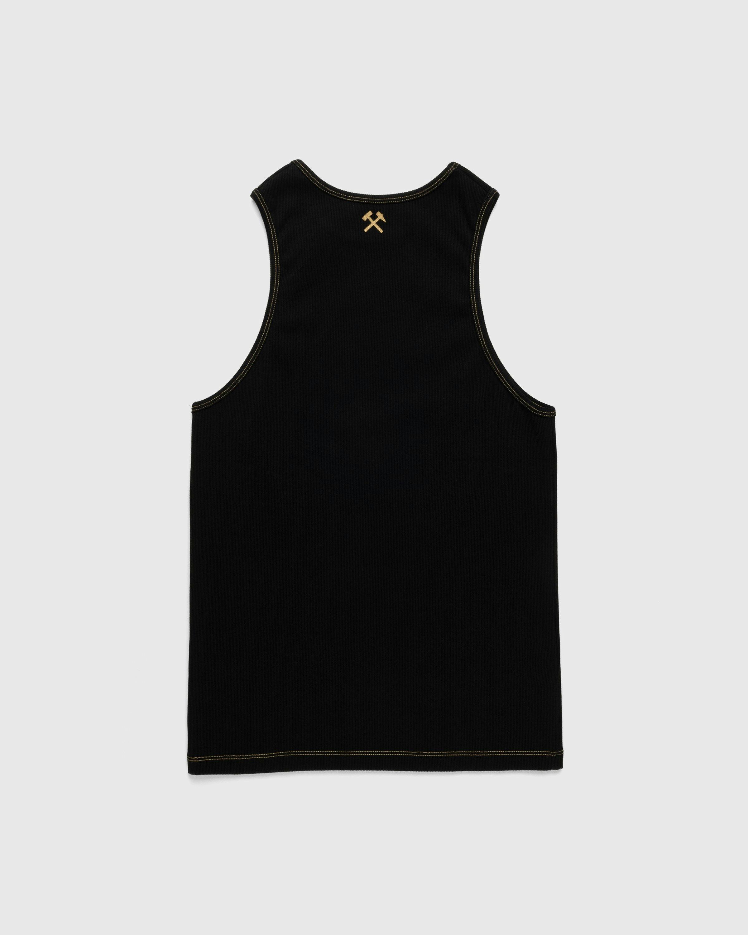 GmbH - Ali Rib Tank Top Black/Yellow - Clothing - Black - Image 2