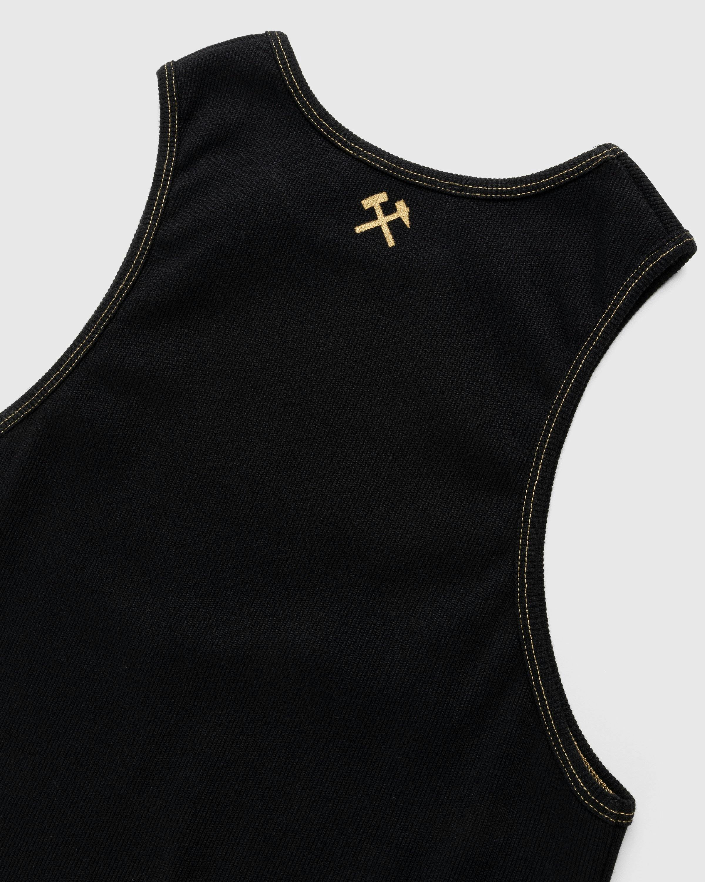 GmbH - Ali Rib Tank Top Black/Yellow - Clothing - Black - Image 3