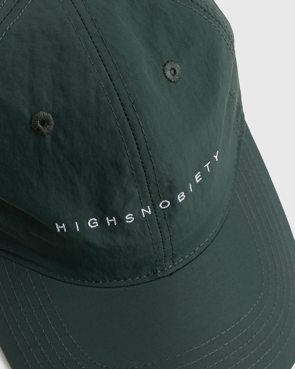 Highsnobiety - Brushed Nylon Ball Cap Green - Accessories - Green - Image 5