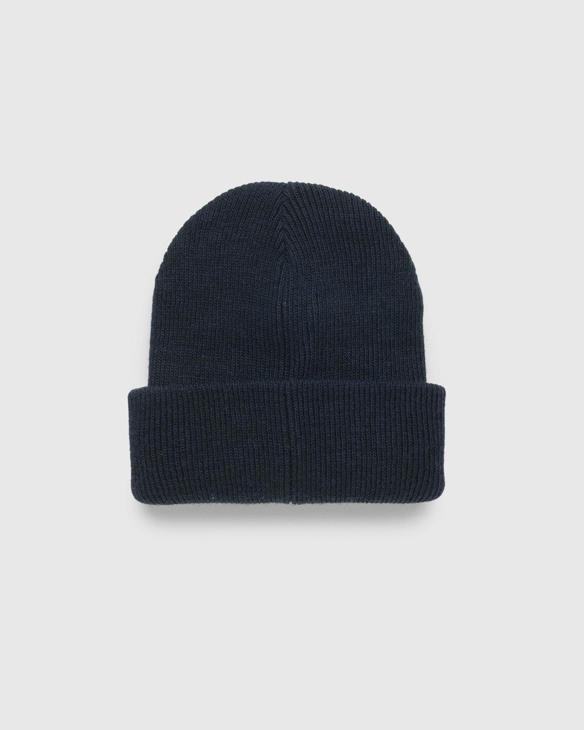 Highsnobiety - Watch Logo Staples Beanie Navy - Accessories - Blue - Image 2