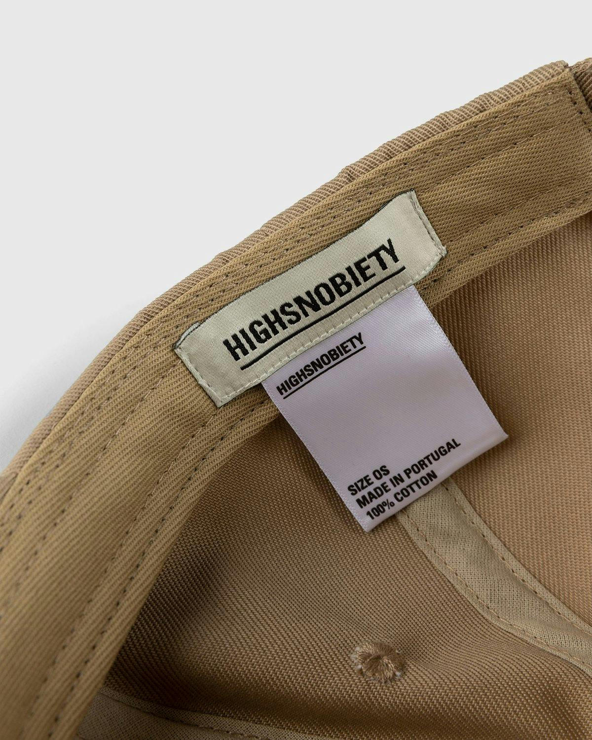 Highsnobiety - HS Sports Logo Cap Eggshell - Accessories - Beige - Image 5