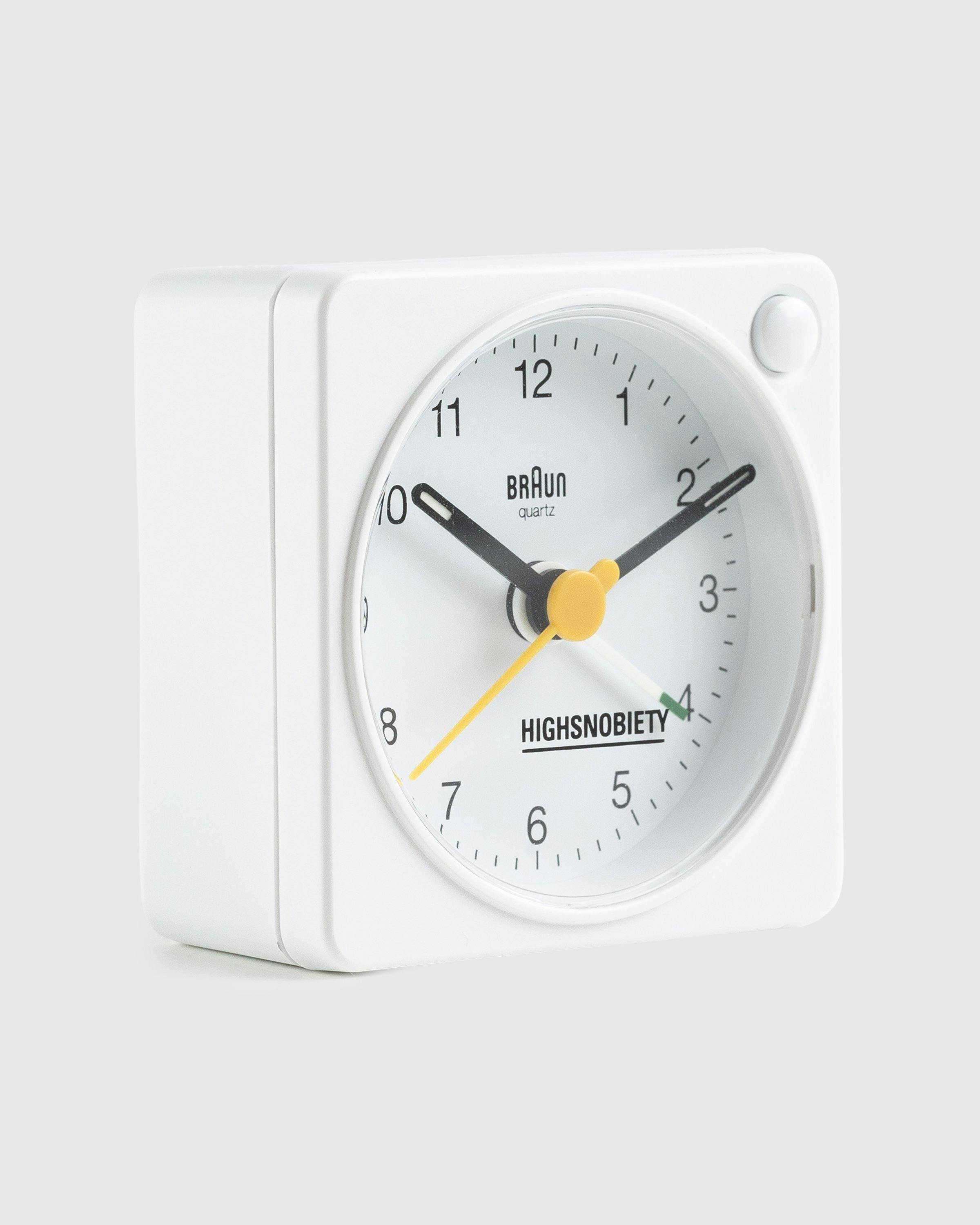 BRAUN x Highsnobiety - BC02X Classic Analogue Alarm Clock White - Lifestyle - White - Image 2