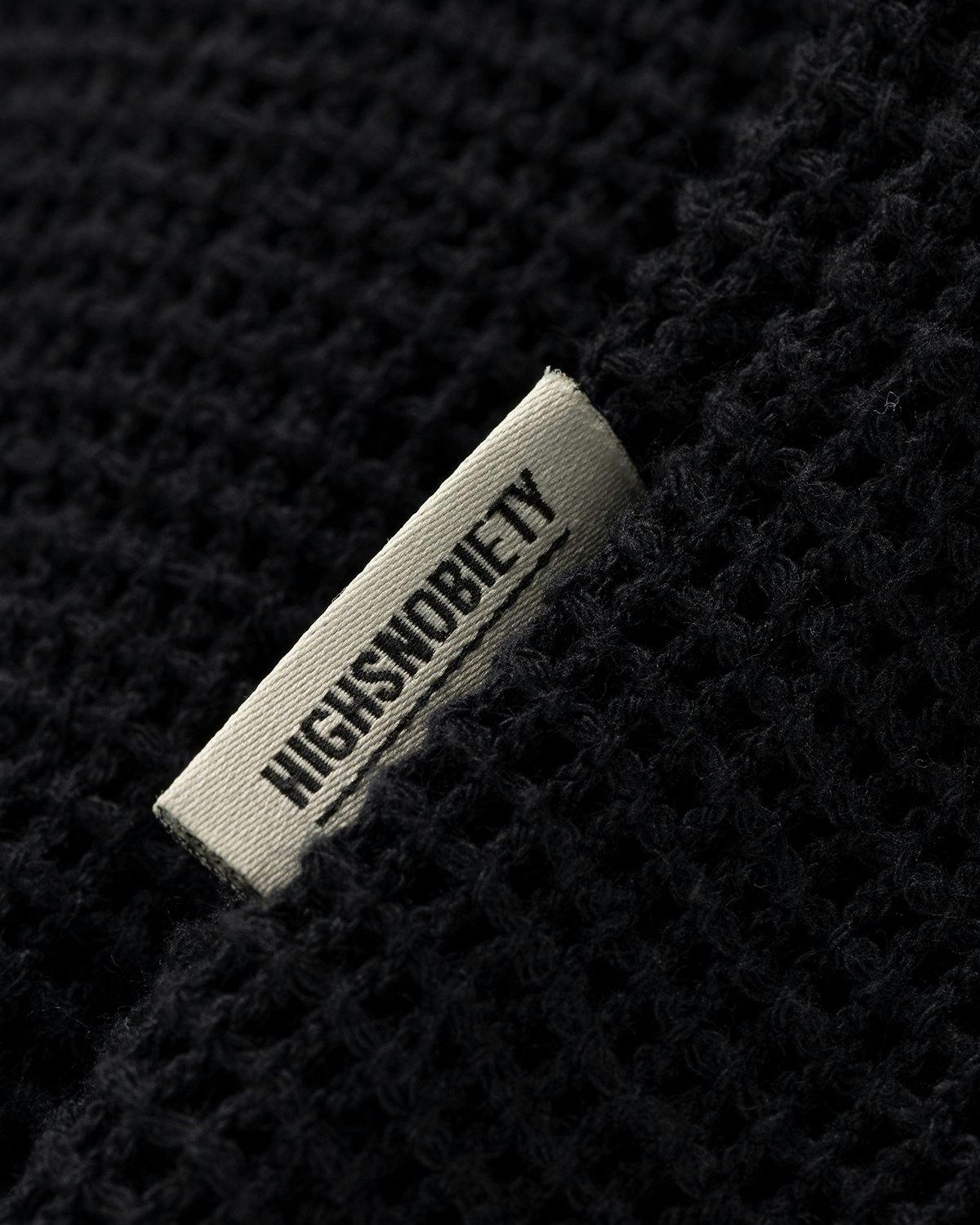 Highsnobiety - Knit Mesh Tank Top Black - Clothing - Black - Image 5