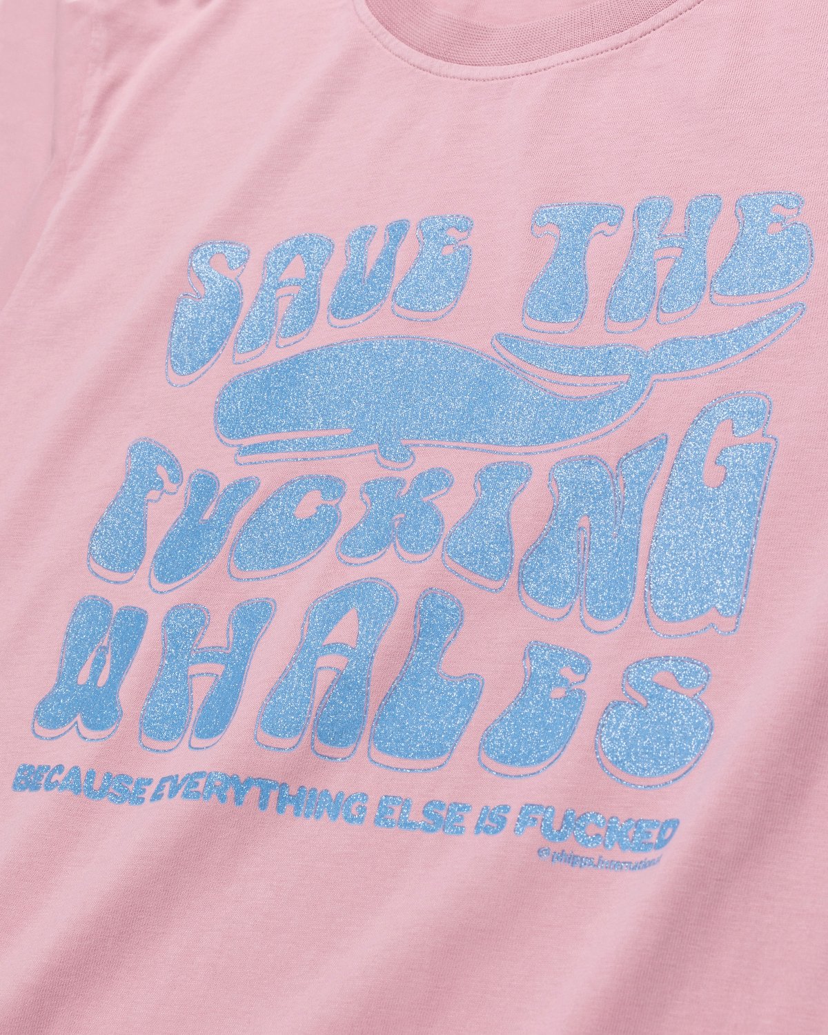Phipps - Save The Fucking Whales T-Shirt Pink - Clothing - Pink - Image 4