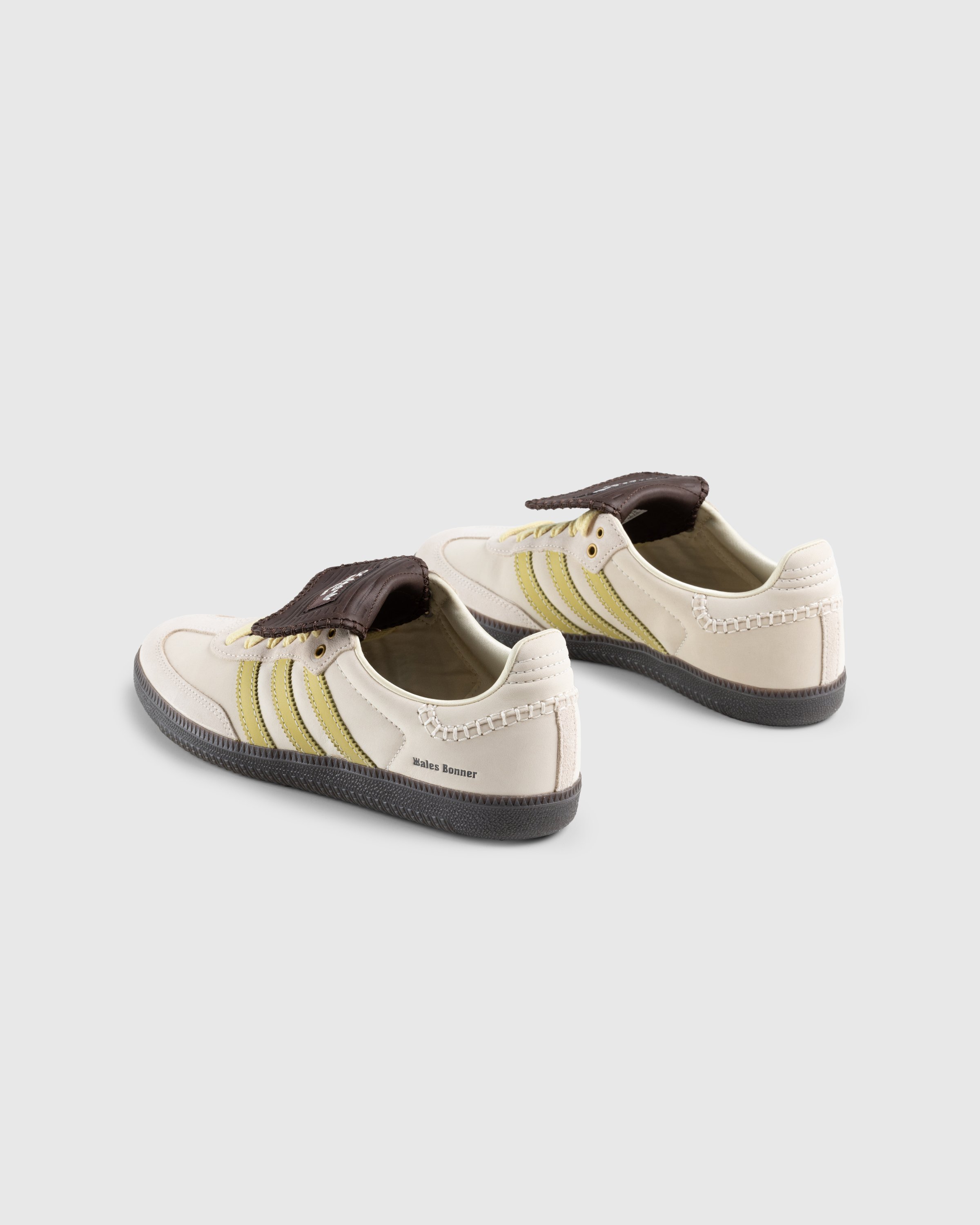 Adidas x Wales Bonner - Samba Nubuck Ecru Tint/Almost Yellow/Dark Brown - Footwear - Beige - Image 4